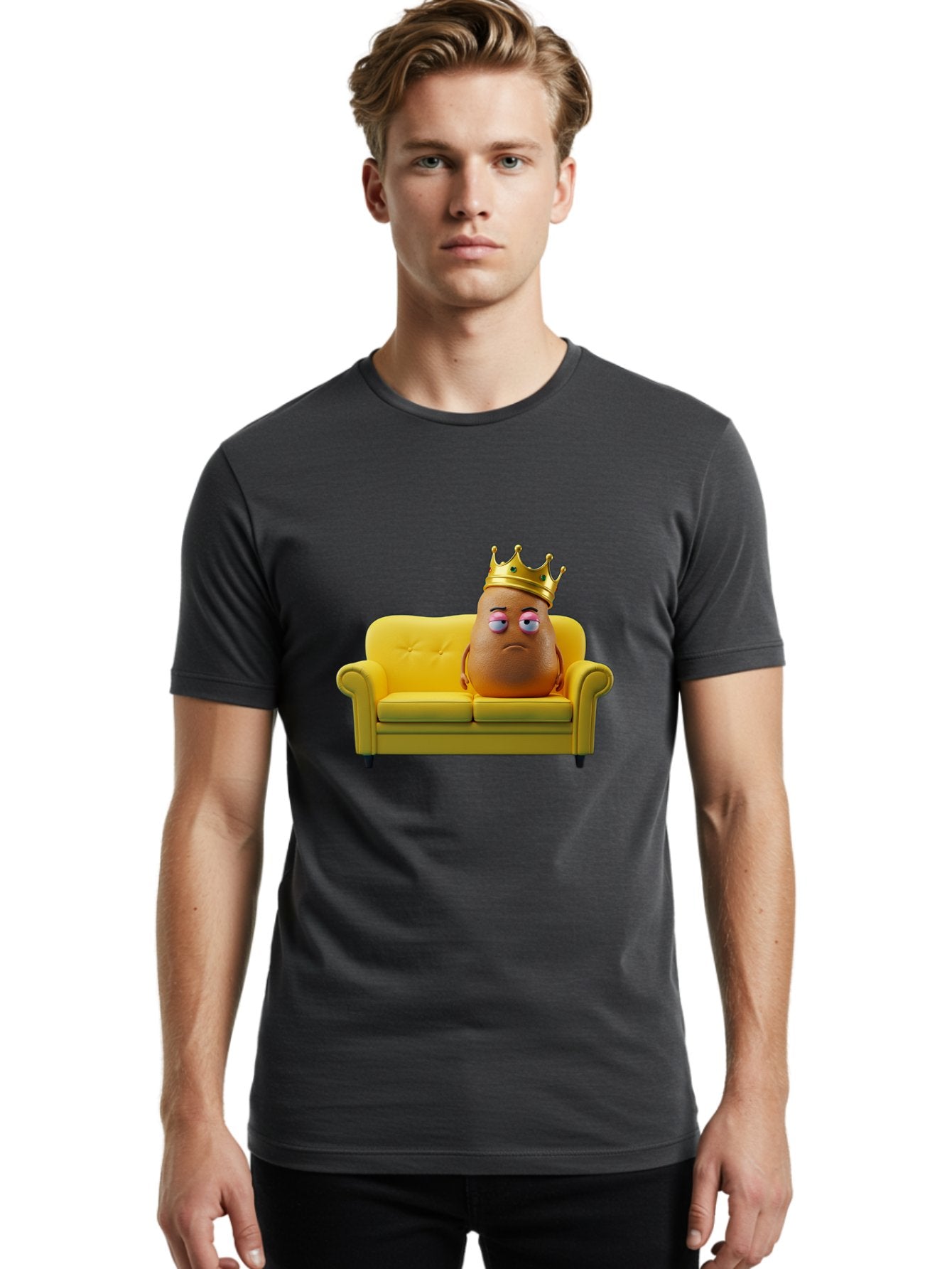 Crown-Potato Men'S Graphic Tee, 100% Cotton, Comfortable Casual Summer Wear, Machine Washable, Vintage Camera, Old Camera, Antique Camera, Black Camera, Classic Photography, Photography Equipment, Nostalgic Device, Film Camera, Camera Art Bah829 27