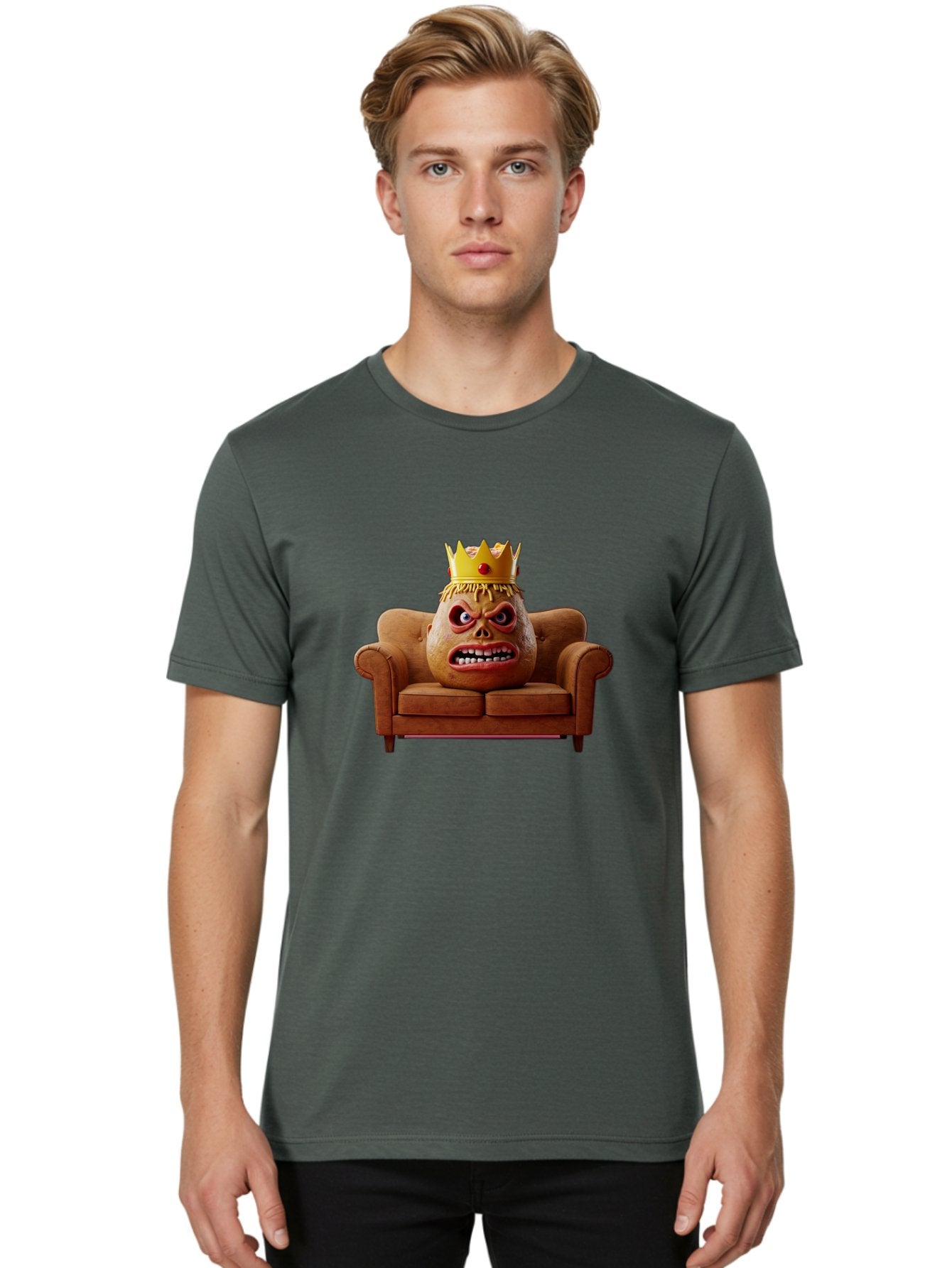 Crown-Prince-Potato-Head Men'S Graphic Tee, 100% Cotton, Comfortable Casual Summer Wear, Machine Washable, Vintage Camera, Old Camera, Antique Camera, Black Camera, Classic Photography, Photography Equipment, Nostalgic Device, Film Camera, Bah830 28