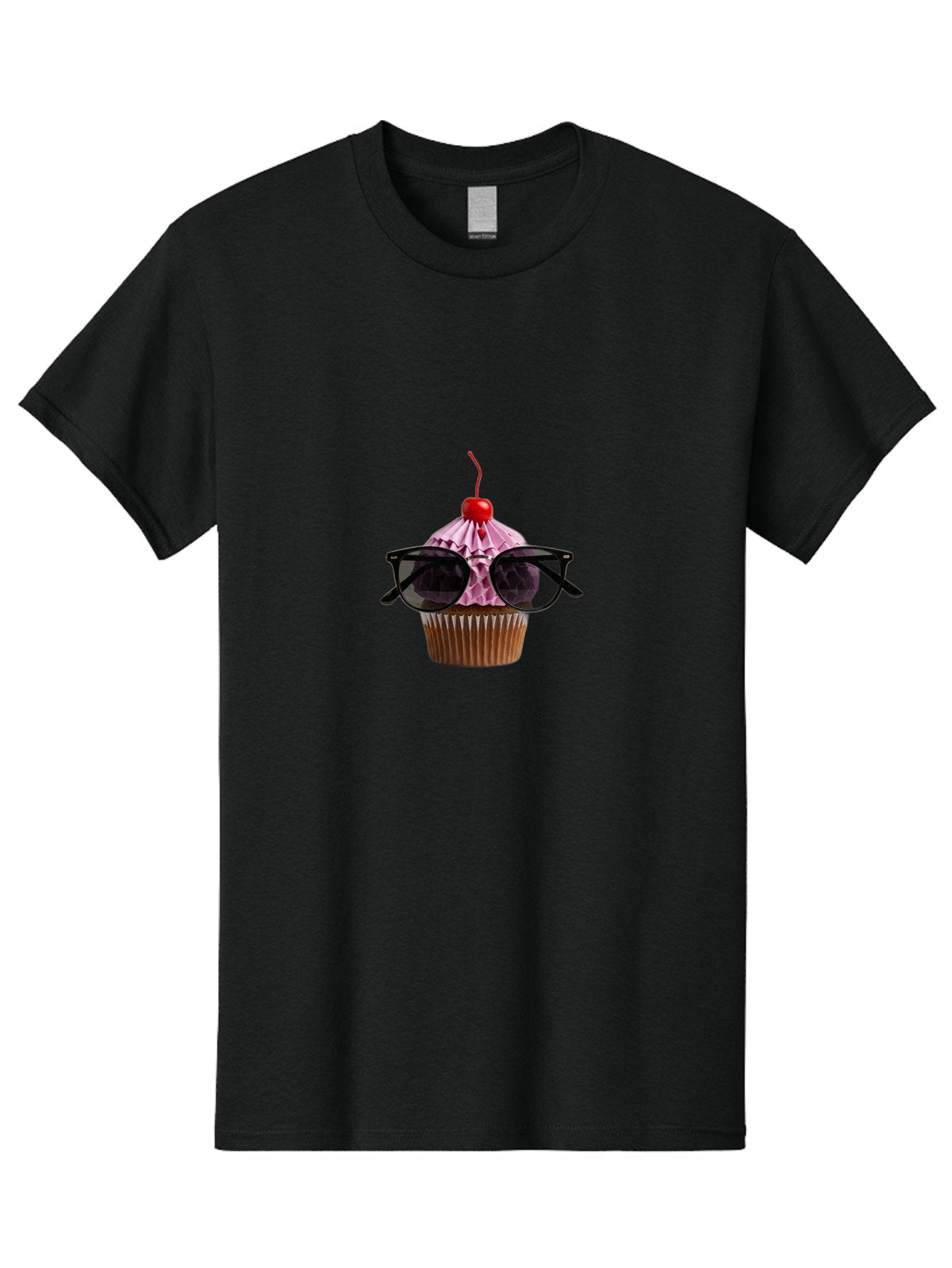 Cupcake-2 Men'S Graphic Tee, 100% Cotton, Comfortable Casual Summer Wear, Machine Washable, Vintage Camera, Old Camera, Antique Camera, Black Camera, Classic Photography, Photography Equipment, Nostalgic Device, Film Camera, Camera Art Bah840 3