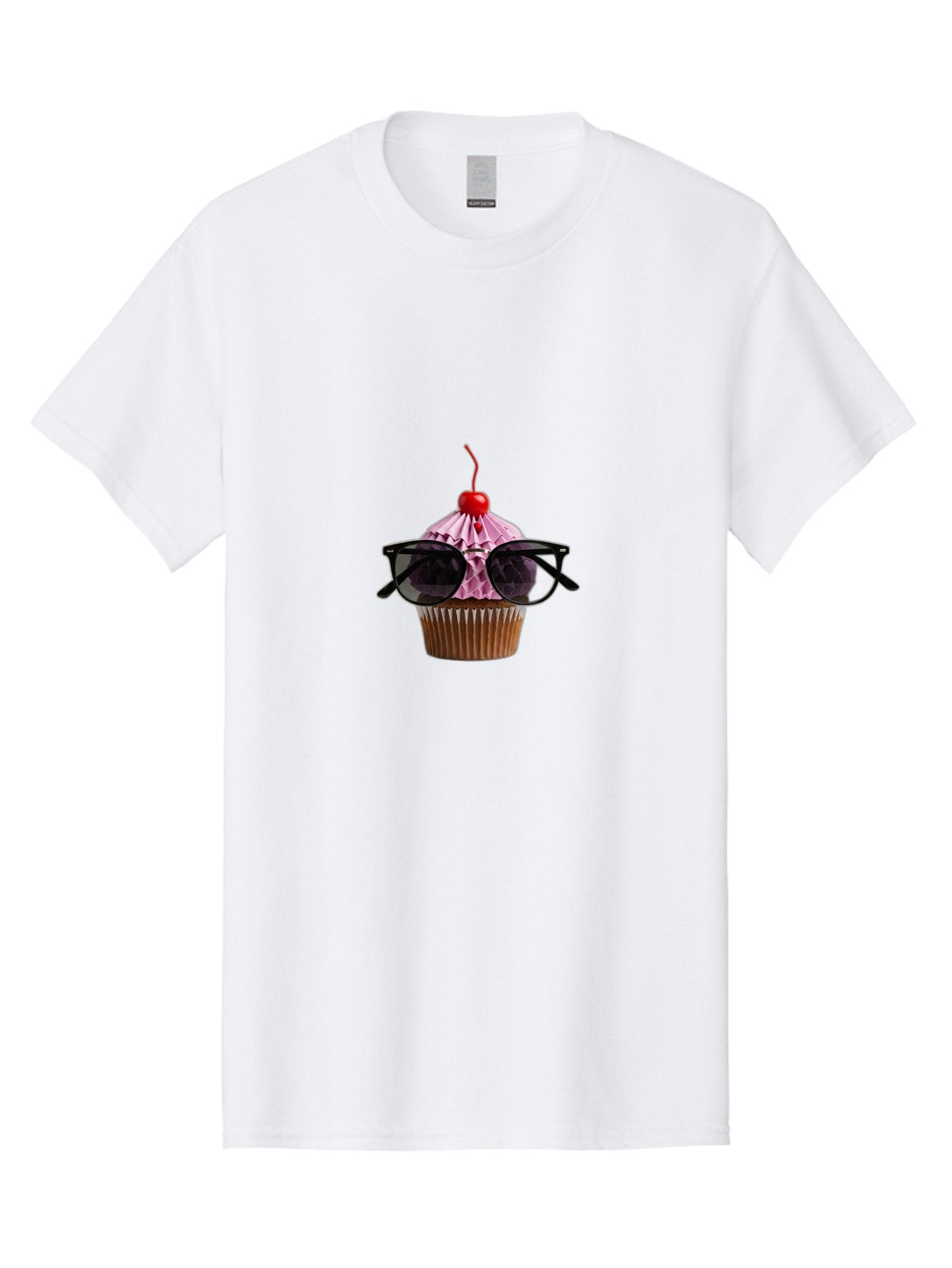 Cupcake-2 Men'S Graphic Tee, 100% Cotton, Comfortable Casual Summer Wear, Machine Washable, Vintage Camera, Old Camera, Antique Camera, Black Camera, Classic Photography, Photography Equipment, Nostalgic Device, Film Camera, Camera Art Bah840