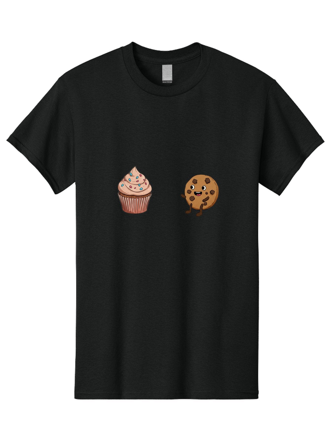 Cupcake-And-Cookie-1 Men'S Graphic Tee, 100% Cotton, Comfortable Casual Summer Wear, Machine Washable, Vintage Camera, Old Camera, Antique Camera, Black Camera, Classic Photography, Photography Equipment, Nostalgic Device, Film Camera, Bah843 14