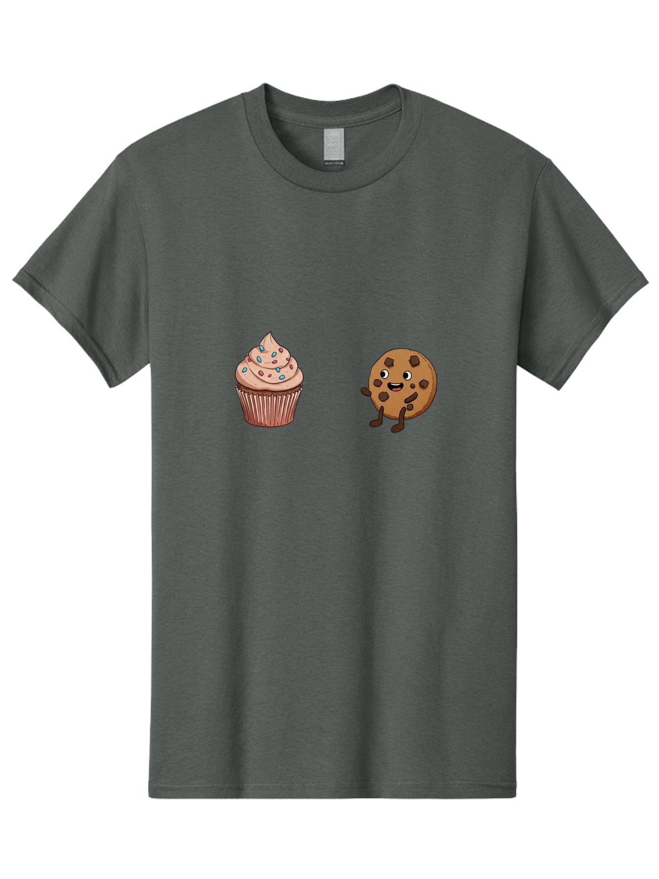 Cupcake-And-Cookie-1 Men'S Graphic Tee, 100% Cotton, Comfortable Casual Summer Wear, Machine Washable, Vintage Camera, Old Camera, Antique Camera, Black Camera, Classic Photography, Photography Equipment, Nostalgic Device, Film Camera, Bah843 11