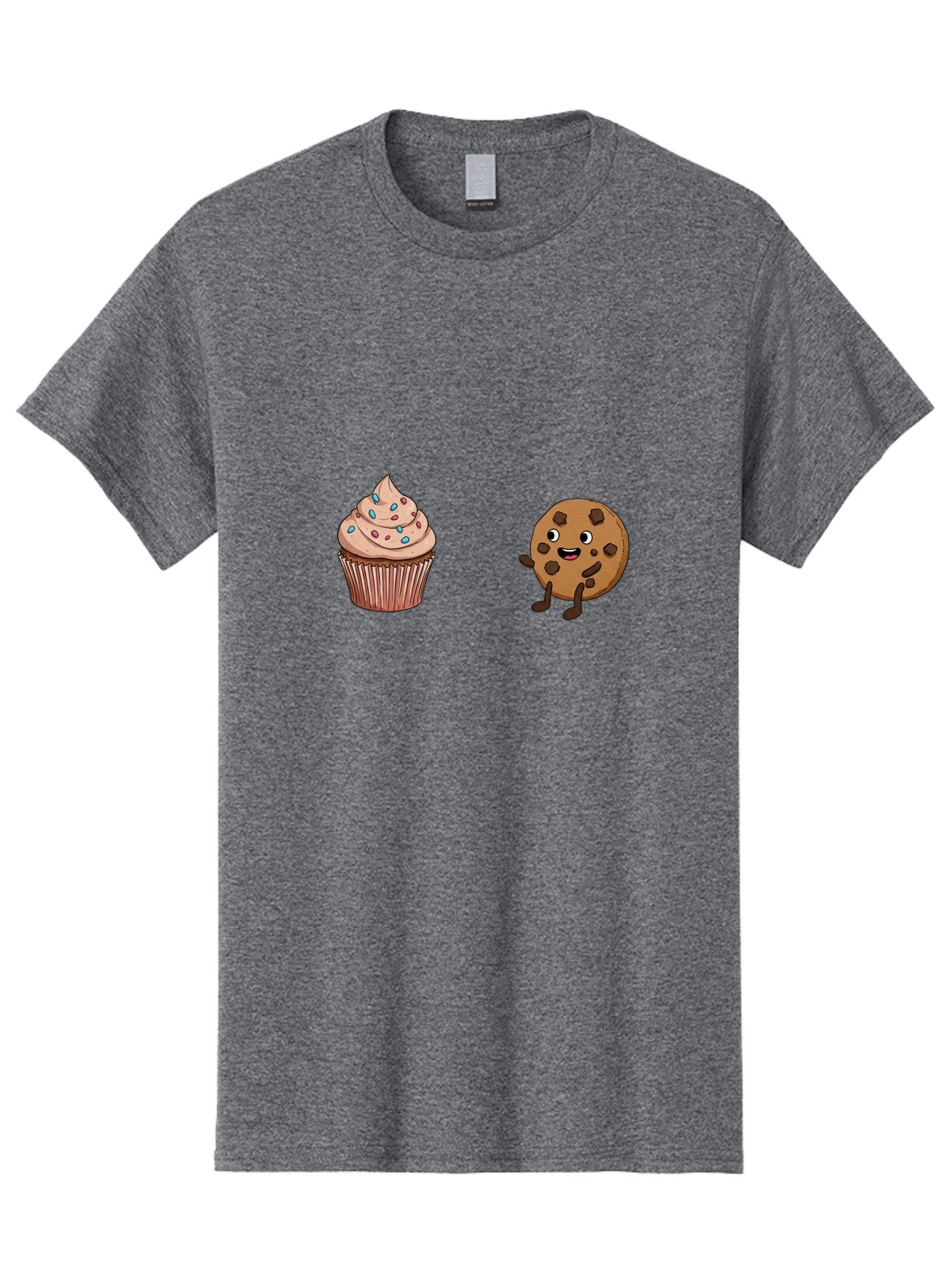 Cupcake-And-Cookie-1 Men'S Graphic Tee, 100% Cotton, Comfortable Casual Summer Wear, Machine Washable, Vintage Camera, Old Camera, Antique Camera, Black Camera, Classic Photography, Photography Equipment, Nostalgic Device, Film Camera, Bah843 15