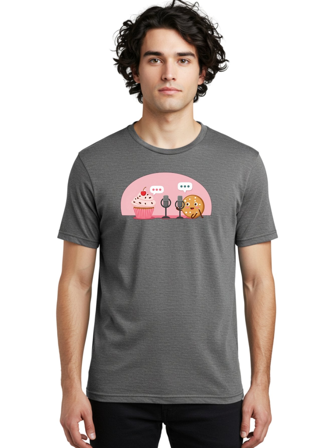 Cupcake-And-Cookie Men'S Graphic Tee, 100% Cotton, Comfortable Casual Summer Wear, Machine Washable, Vintage Camera, Old Camera, Antique Camera, Black Camera, Classic Photography, Photography Equipment, Nostalgic Device, Film Camera, Bah844 30