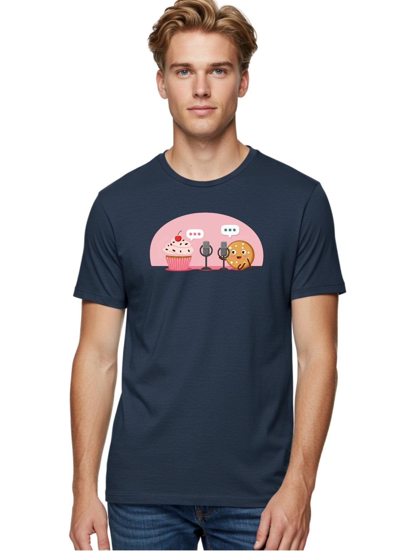 Cupcake-And-Cookie Men'S Graphic Tee, 100% Cotton, Comfortable Casual Summer Wear, Machine Washable, Vintage Camera, Old Camera, Antique Camera, Black Camera, Classic Photography, Photography Equipment, Nostalgic Device, Film Camera, Bah844 17