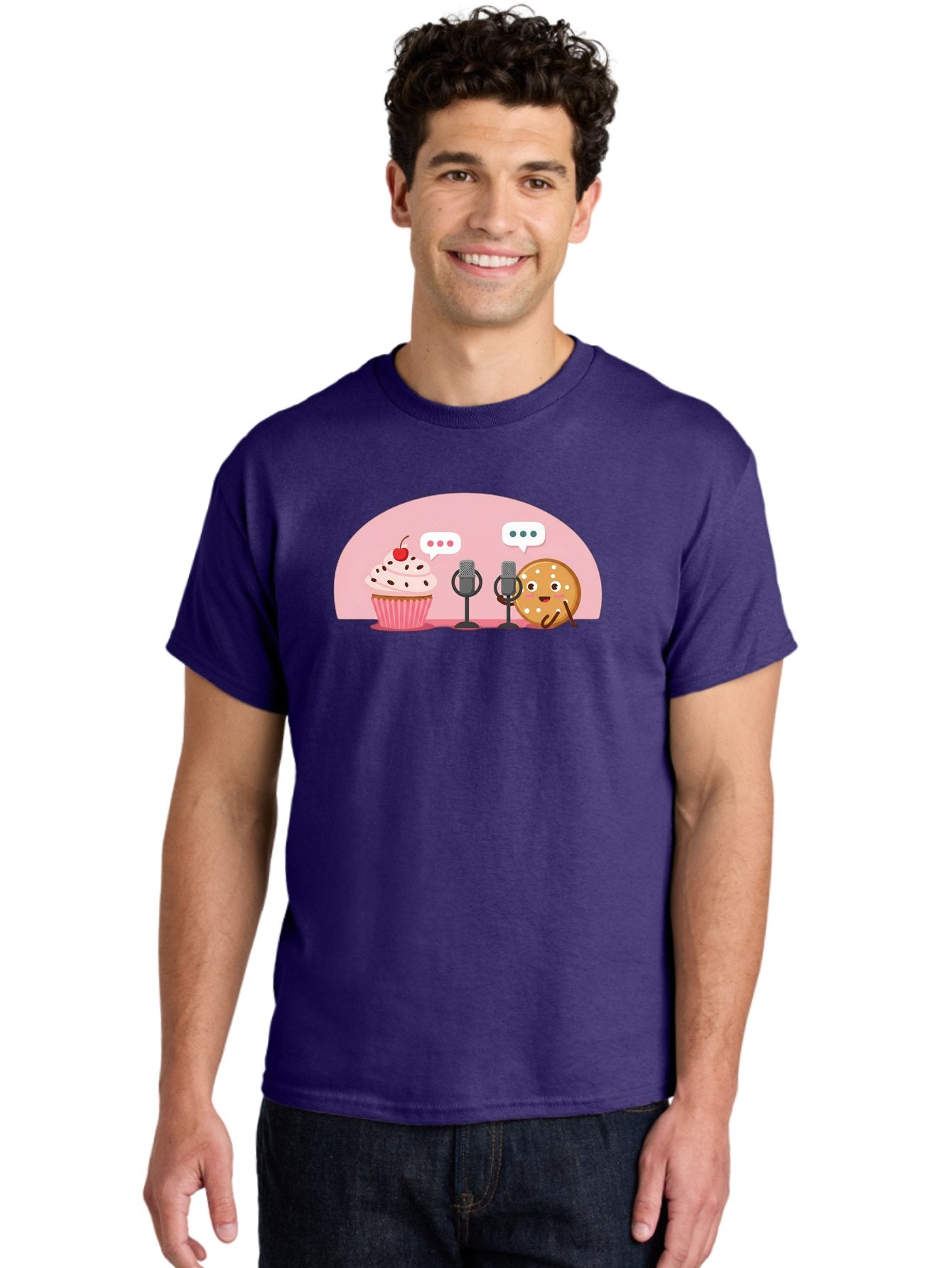 Cupcake-And-Cookie Men'S Graphic Tee, 100% Cotton, Comfortable Casual Summer Wear, Machine Washable, Vintage Camera, Old Camera, Antique Camera, Black Camera, Classic Photography, Photography Equipment, Nostalgic Device, Film Camera, Bah844 22