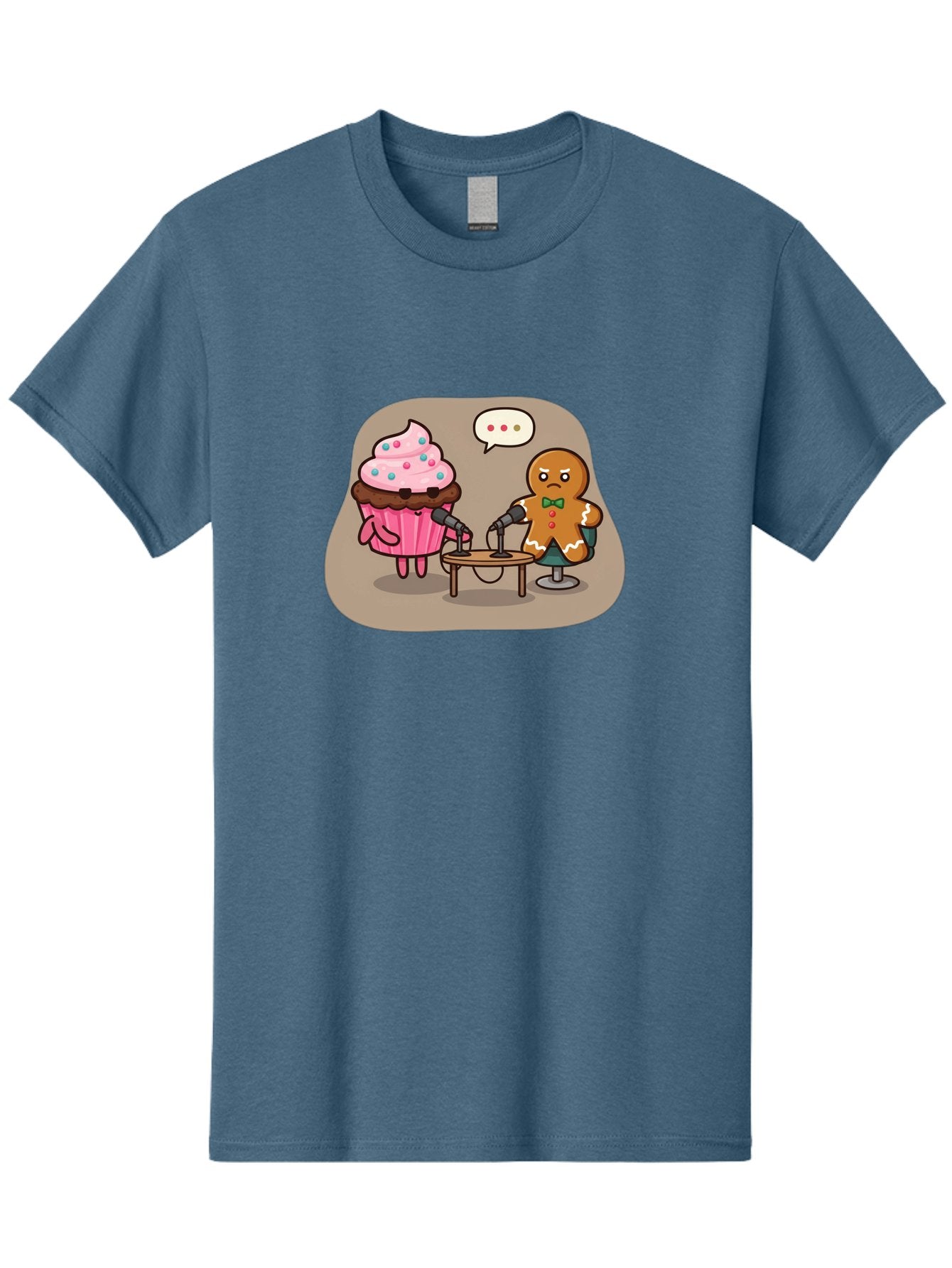 Cupcake-And-Gingerbread-Man Men'S Graphic Tee, 100% Cotton, Comfortable Casual Summer Wear, Machine Washable, Vintage Camera, Old Camera, Antique Camera, Black Camera, Classic Photography, Photography Equipment, Nostalgic Device, Film Camera, Bah845 3