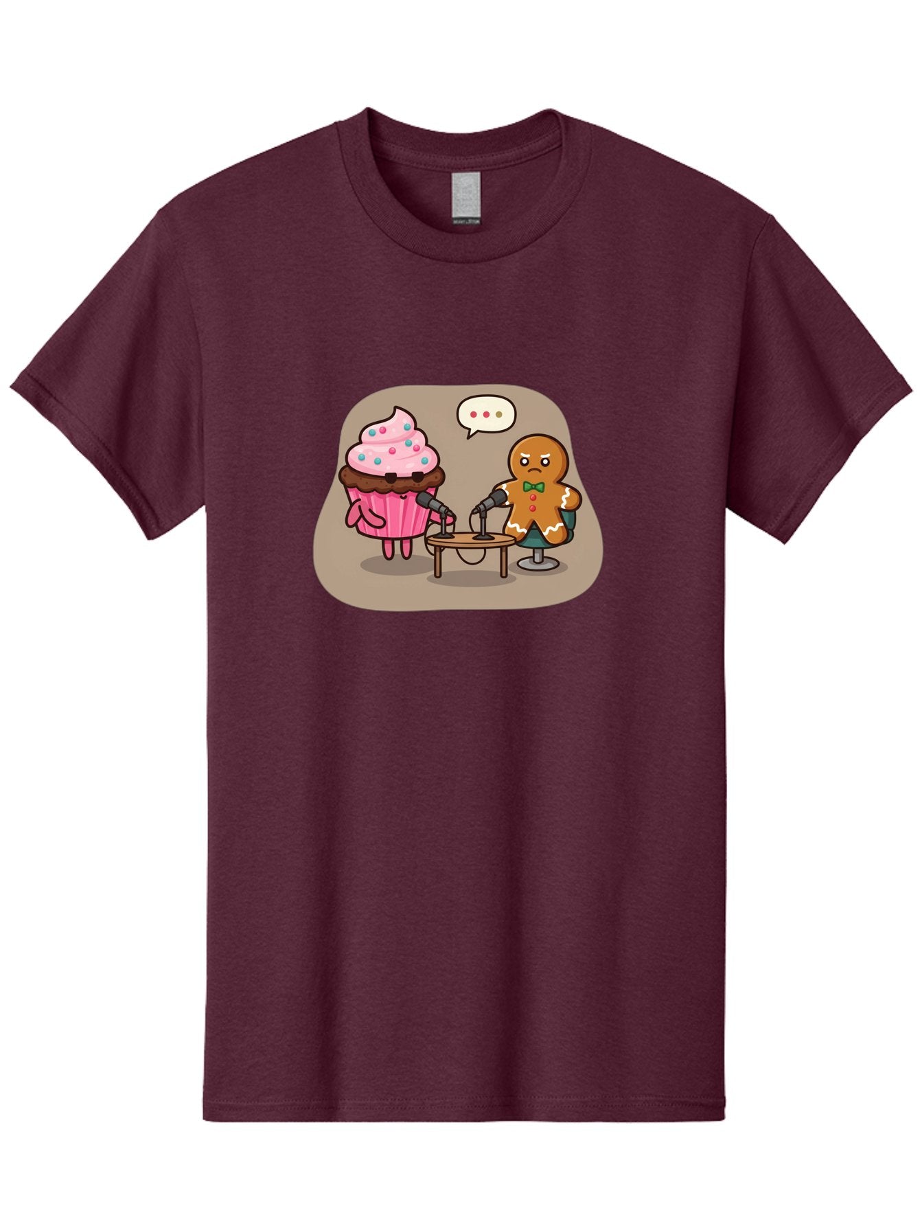 Cupcake-And-Gingerbread-Man Men'S Graphic Tee, 100% Cotton, Comfortable Casual Summer Wear, Machine Washable, Vintage Camera, Old Camera, Antique Camera, Black Camera, Classic Photography, Photography Equipment, Nostalgic Device, Film Camera, Bah845 6