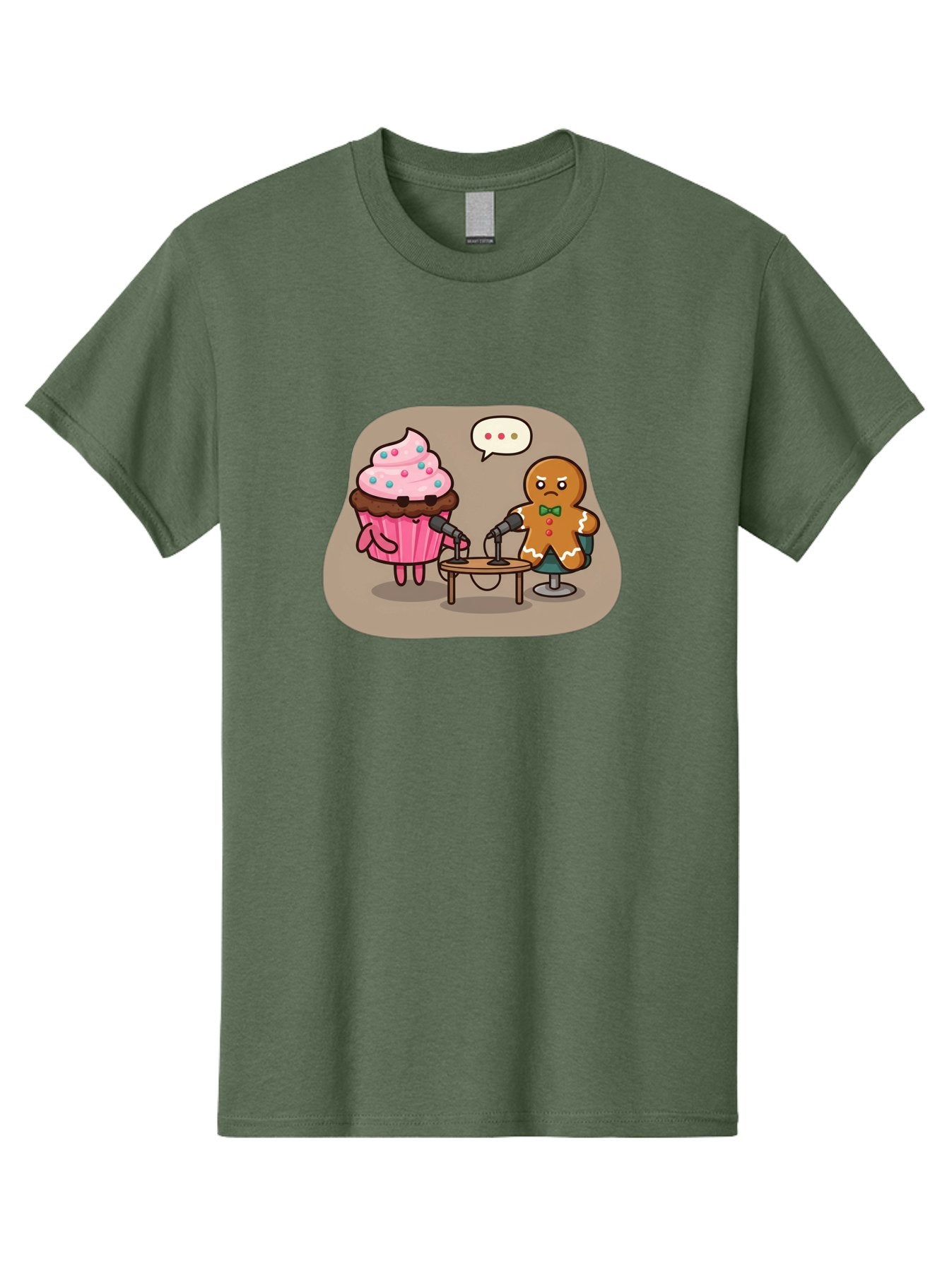 Cupcake-And-Gingerbread-Man Men'S Graphic Tee, 100% Cotton, Comfortable Casual Summer Wear, Machine Washable, Vintage Camera, Old Camera, Antique Camera, Black Camera, Classic Photography, Photography Equipment, Nostalgic Device, Film Camera, Bah845 5