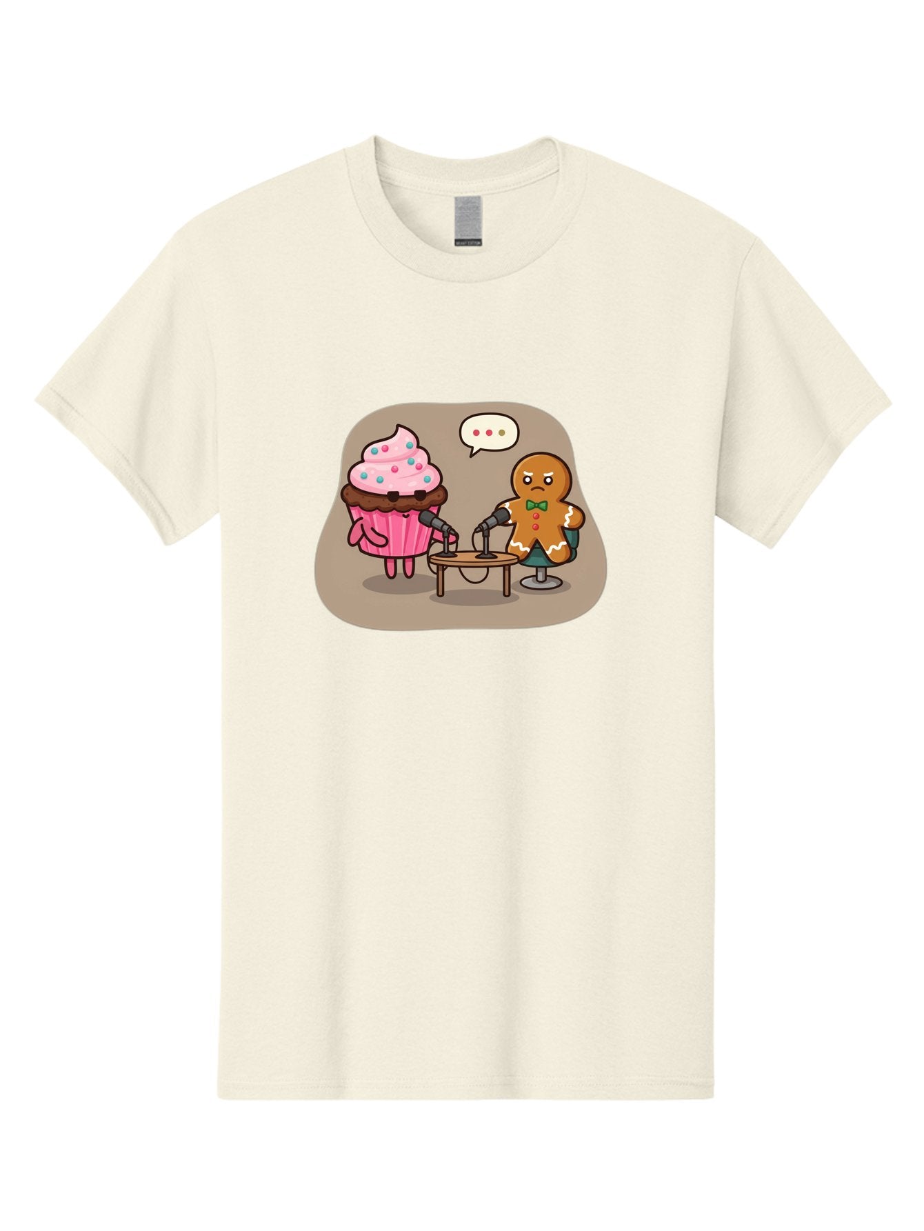 Cupcake-And-Gingerbread-Man Men'S Graphic Tee, 100% Cotton, Comfortable Casual Summer Wear, Machine Washable, Vintage Camera, Old Camera, Antique Camera, Black Camera, Classic Photography, Photography Equipment, Nostalgic Device, Film Camera, Bah845