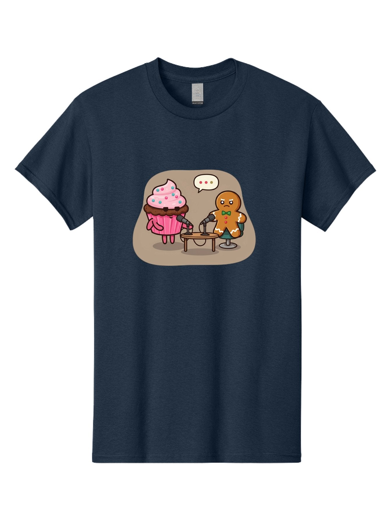 Cupcake-And-Gingerbread-Man Men'S Graphic Tee, 100% Cotton, Comfortable Casual Summer Wear, Machine Washable, Vintage Camera, Old Camera, Antique Camera, Black Camera, Classic Photography, Photography Equipment, Nostalgic Device, Film Camera, Bah845 13