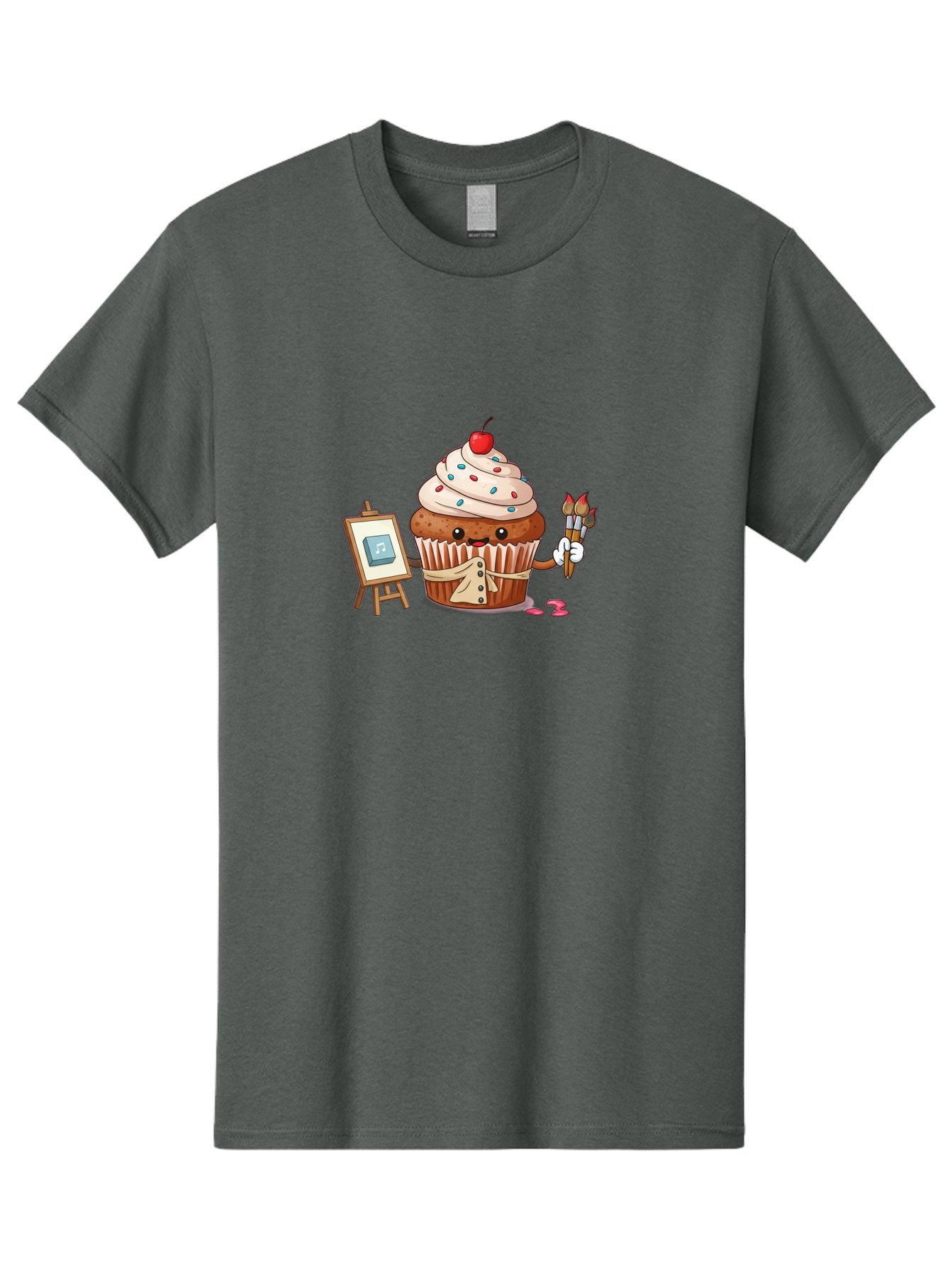 Cupcake-Artist Men'S Graphic Tee, 100% Cotton, Comfortable Casual Summer Wear, Machine Washable, Vintage Camera, Old Camera, Antique Camera, Black Camera, Classic Photography, Photography Equipment, Nostalgic Device, Film Camera, Camera Art Bah846