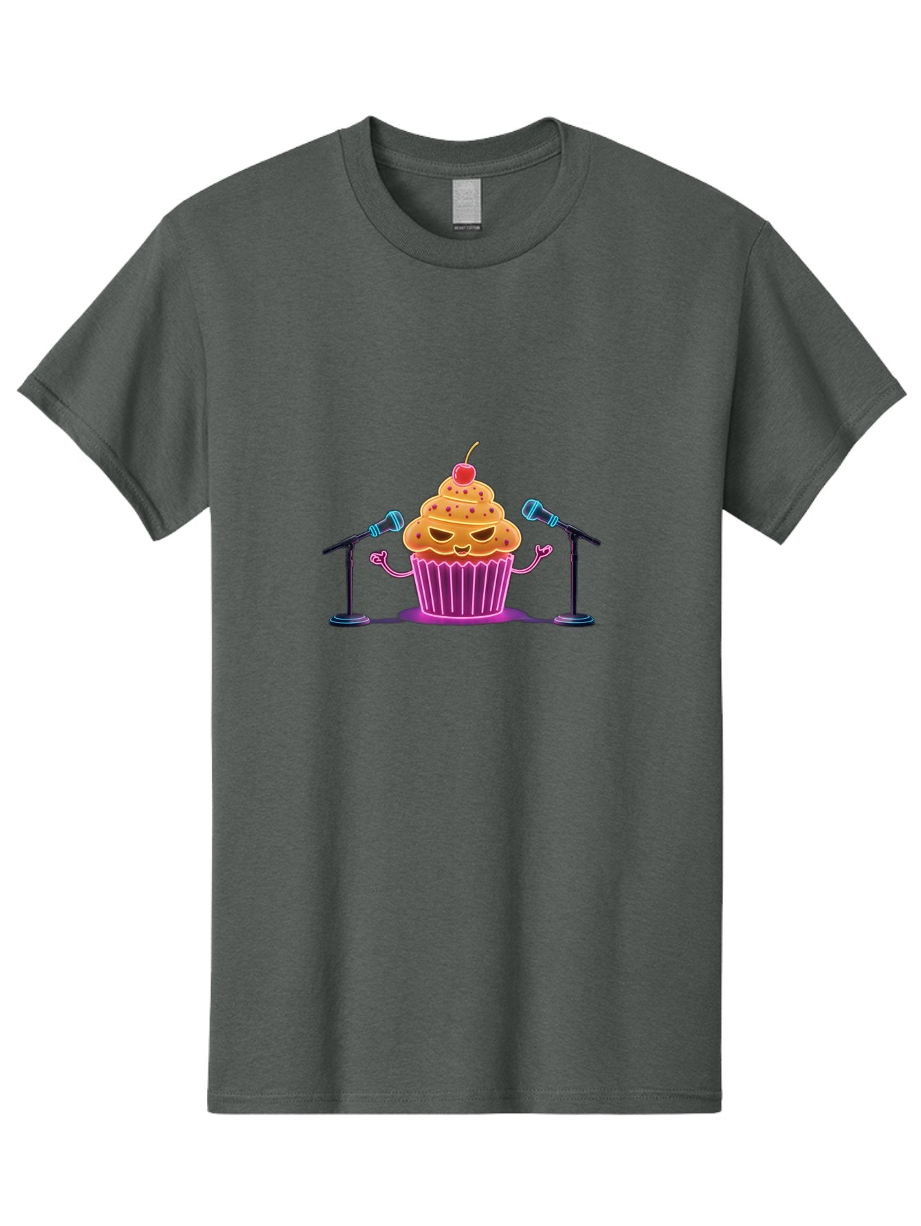 Cupcake-Character Men'S Graphic Tee, 100% Cotton, Comfortable Casual Summer Wear, Machine Washable, Vintage Camera, Old Camera, Antique Camera, Black Camera, Classic Photography, Photography Equipment, Nostalgic Device, Film Camera, Camera Art Bah847 7