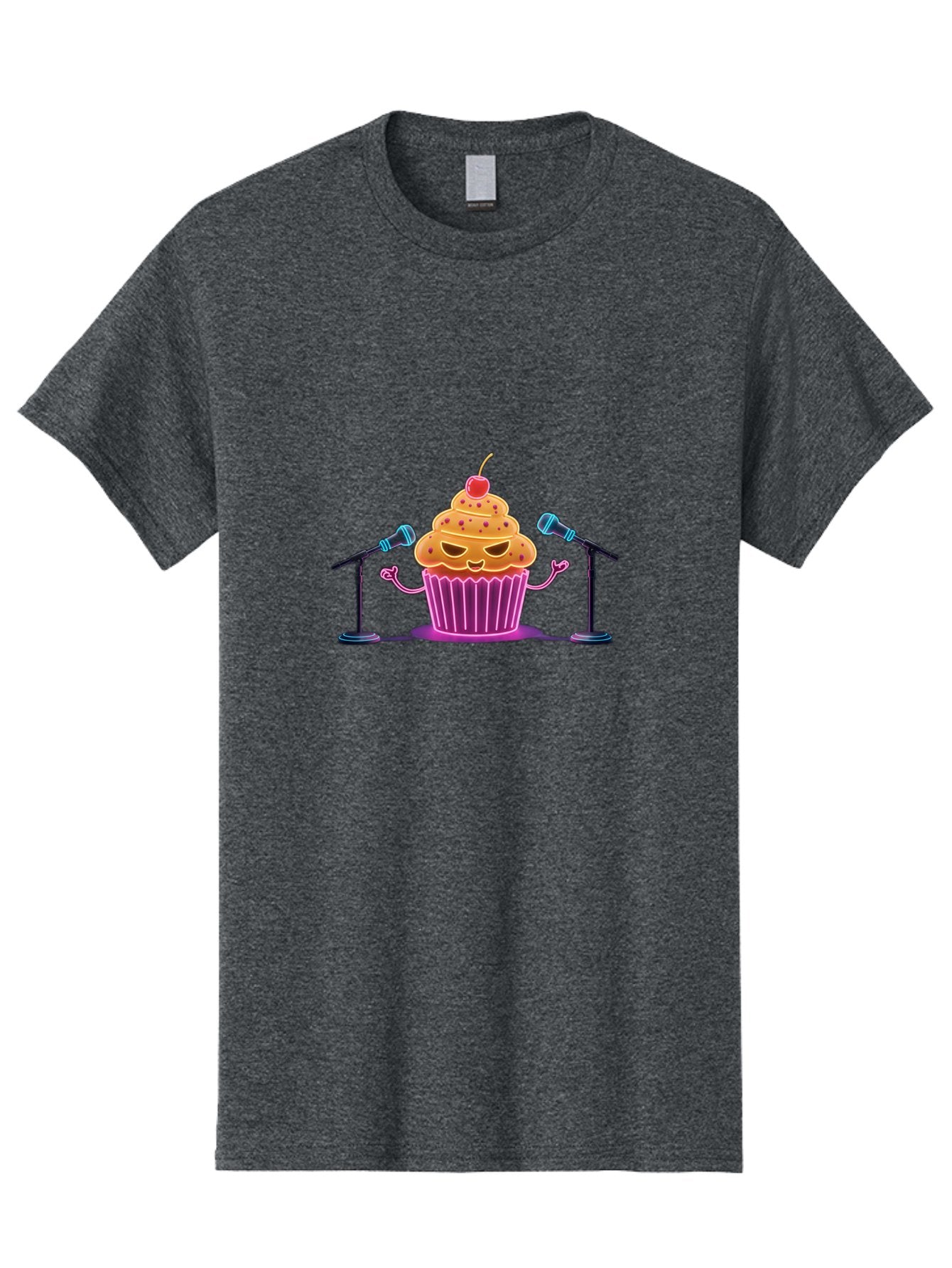 Cupcake-Character Men'S Graphic Tee, 100% Cotton, Comfortable Casual Summer Wear, Machine Washable, Vintage Camera, Old Camera, Antique Camera, Black Camera, Classic Photography, Photography Equipment, Nostalgic Device, Film Camera, Camera Art Bah847 5