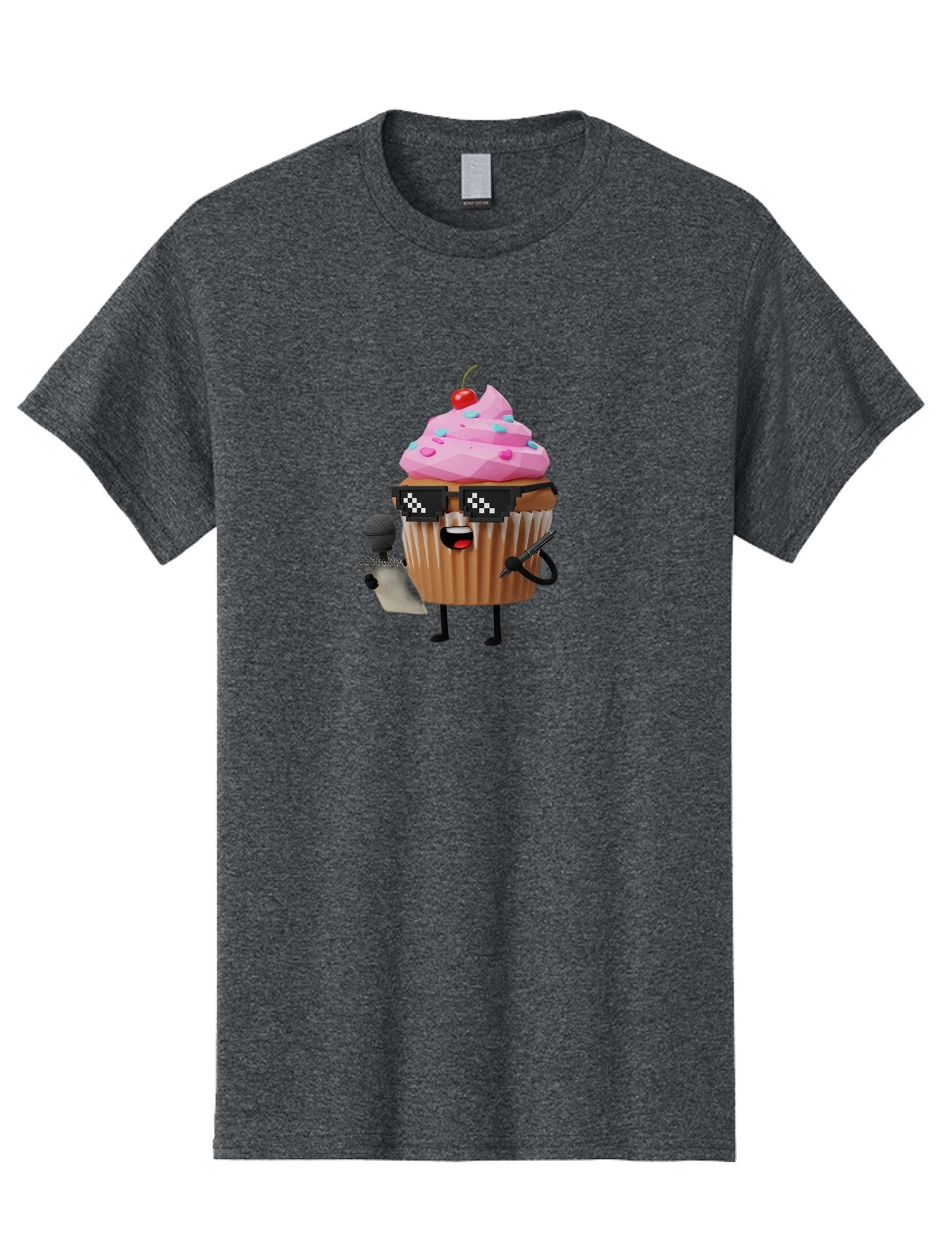 Cupcake-Dj-1 Men'S Graphic Tee, 100% Cotton, Comfortable Casual Summer Wear, Machine Washable, Vintage Camera, Old Camera, Antique Camera, Black Camera, Classic Photography, Photography Equipment, Nostalgic Device, Film Camera, Camera Art Bah851 12