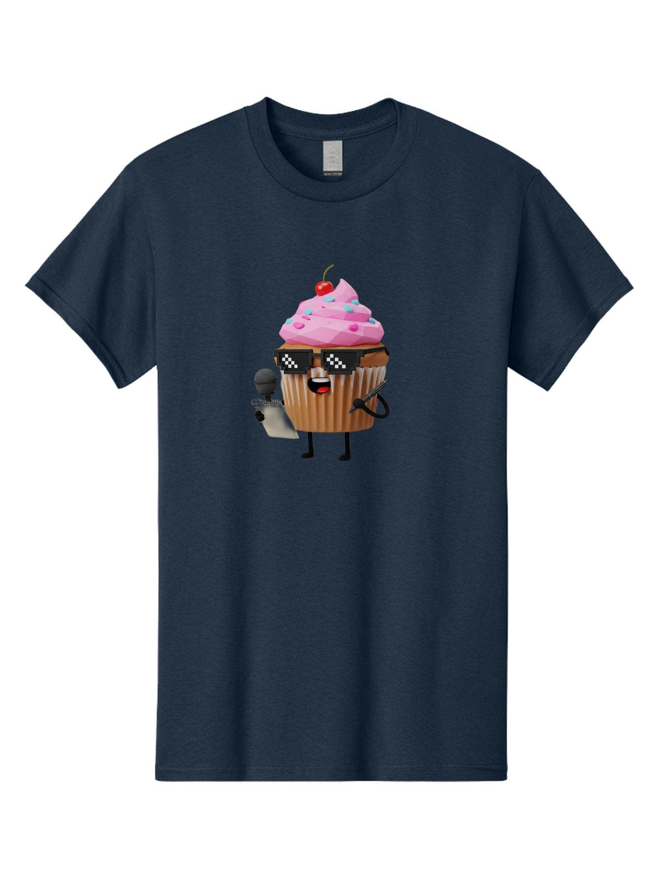 Cupcake-Dj-1 Men'S Graphic Tee, 100% Cotton, Comfortable Casual Summer Wear, Machine Washable, Vintage Camera, Old Camera, Antique Camera, Black Camera, Classic Photography, Photography Equipment, Nostalgic Device, Film Camera, Camera Art Bah851 14