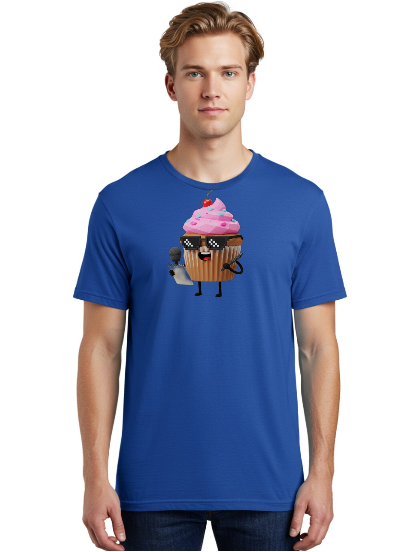 Cupcake-Dj-1 Men'S Graphic Tee, 100% Cotton, Comfortable Casual Summer Wear, Machine Washable, Vintage Camera, Old Camera, Antique Camera, Black Camera, Classic Photography, Photography Equipment, Nostalgic Device, Film Camera, Camera Art Bah851 16