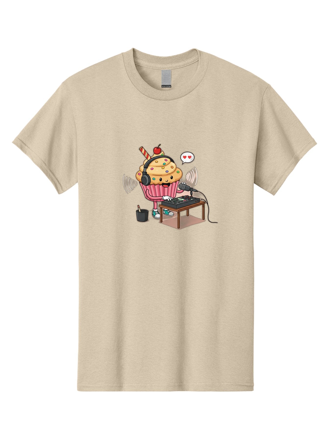 Cupcake-Dj-2 Men'S Graphic Tee, 100% Cotton, Comfortable Casual Summer Wear, Machine Washable, Vintage Camera, Old Camera, Antique Camera, Black Camera, Classic Photography, Photography Equipment, Nostalgic Device, Film Camera, Camera Art Bah852 12