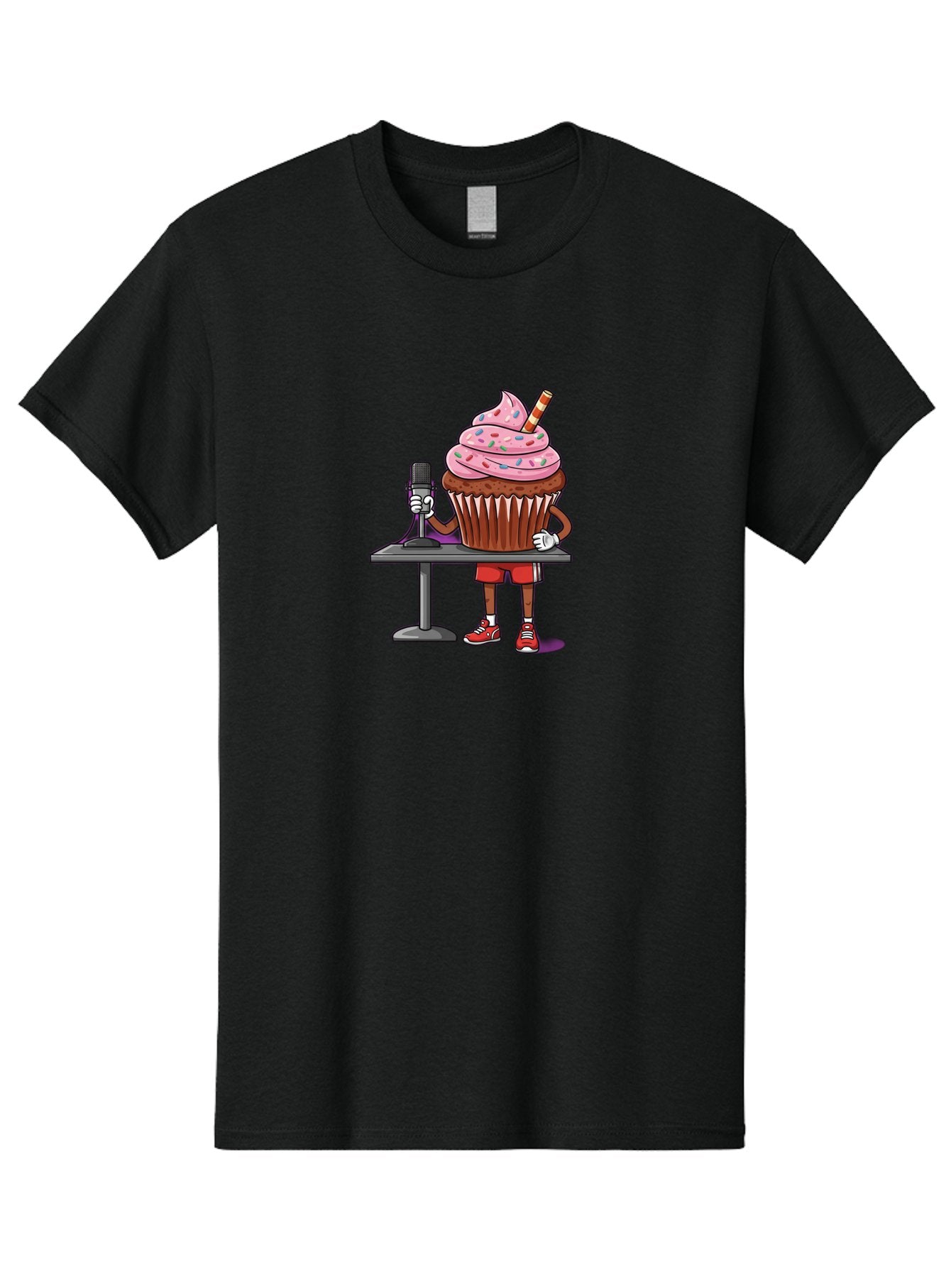 Cupcake-Dj-3 Men'S Graphic Tee, 100% Cotton, Comfortable Casual Summer Wear, Machine Washable, Vintage Camera, Old Camera, Antique Camera, Black Camera, Classic Photography, Photography Equipment, Nostalgic Device, Film Camera, Camera Art Bah853 9