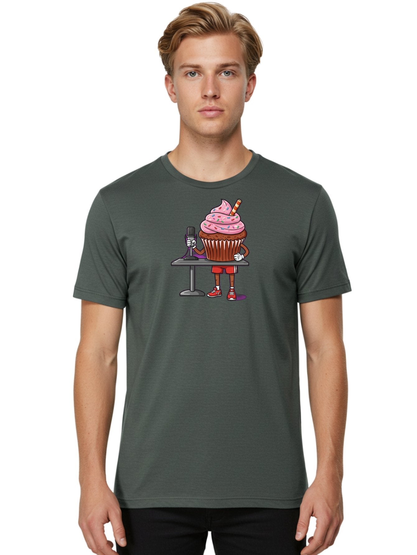 Cupcake-Dj-3 Men'S Graphic Tee, 100% Cotton, Comfortable Casual Summer Wear, Machine Washable, Vintage Camera, Old Camera, Antique Camera, Black Camera, Classic Photography, Photography Equipment, Nostalgic Device, Film Camera, Camera Art Bah853 16