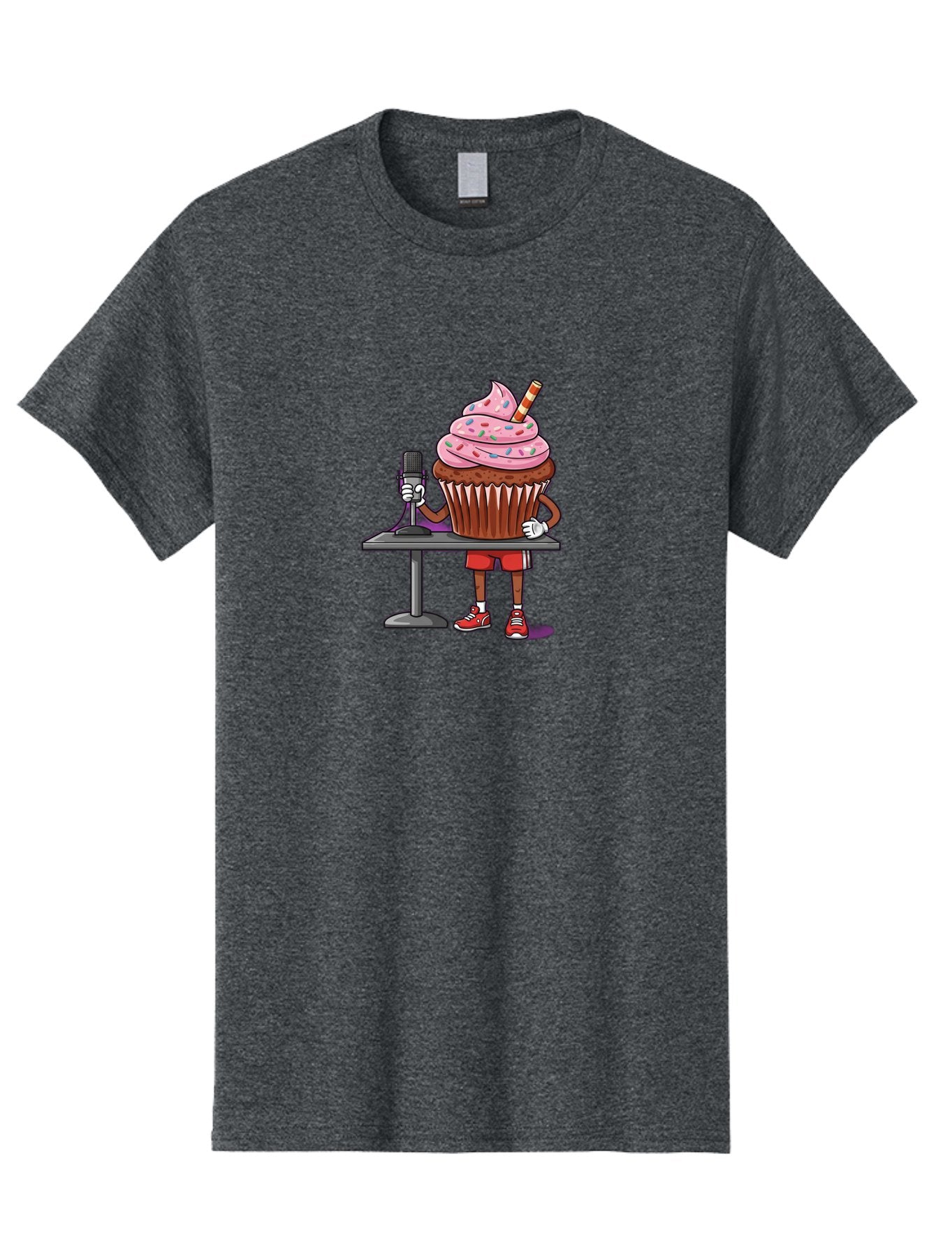 Cupcake-Dj-3 Men'S Graphic Tee, 100% Cotton, Comfortable Casual Summer Wear, Machine Washable, Vintage Camera, Old Camera, Antique Camera, Black Camera, Classic Photography, Photography Equipment, Nostalgic Device, Film Camera, Camera Art Bah853 5