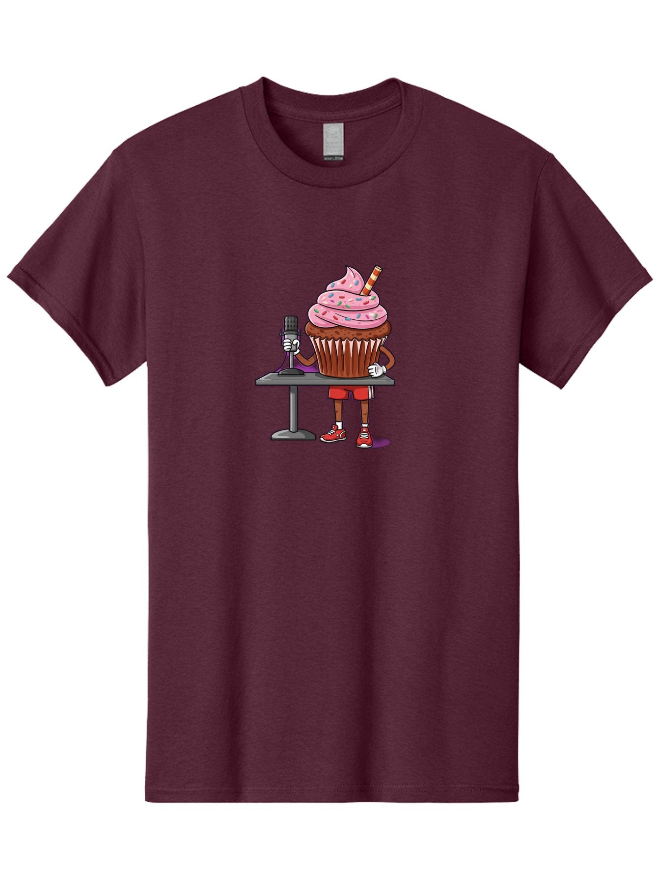 Cupcake-Dj-3 Men'S Graphic Tee, 100% Cotton, Comfortable Casual Summer Wear, Machine Washable, Vintage Camera, Old Camera, Antique Camera, Black Camera, Classic Photography, Photography Equipment, Nostalgic Device, Film Camera, Camera Art Bah853 8