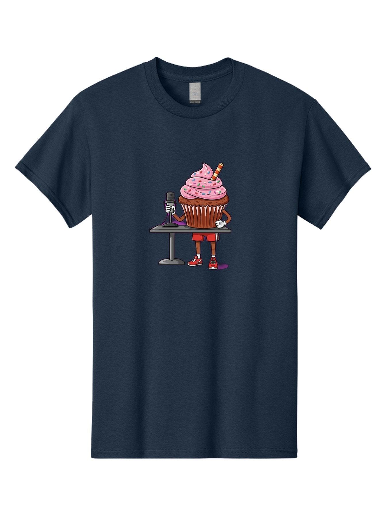 Cupcake-Dj-3 Men'S Graphic Tee, 100% Cotton, Comfortable Casual Summer Wear, Machine Washable, Vintage Camera, Old Camera, Antique Camera, Black Camera, Classic Photography, Photography Equipment, Nostalgic Device, Film Camera, Camera Art Bah853 3