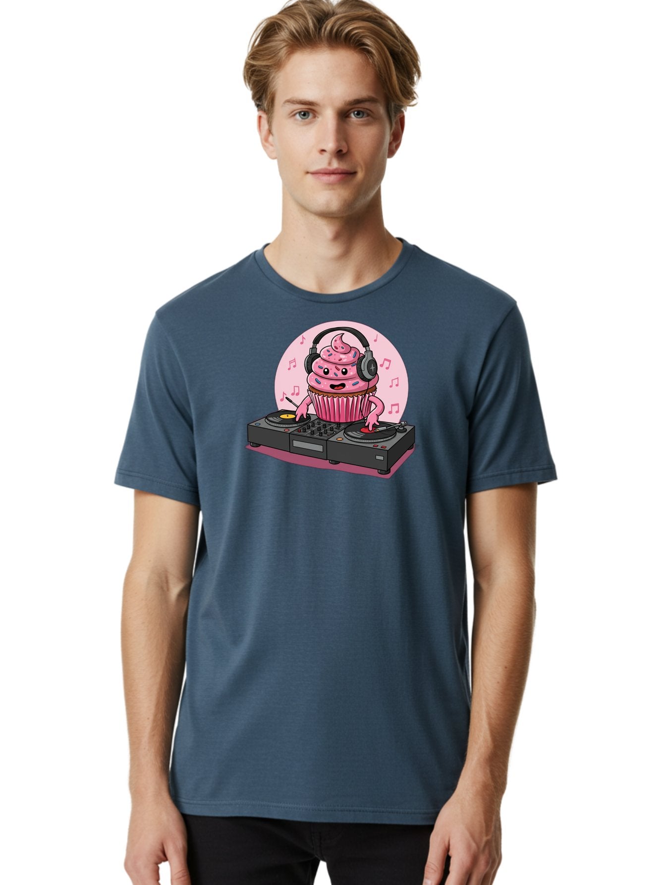 Cupcake-Dj-4 Men'S Graphic Tee, 100% Cotton, Comfortable Casual Summer Wear, Machine Washable, Vintage Camera, Old Camera, Antique Camera, Black Camera, Classic Photography, Photography Equipment, Nostalgic Device, Film Camera, Camera Art Bah854 17