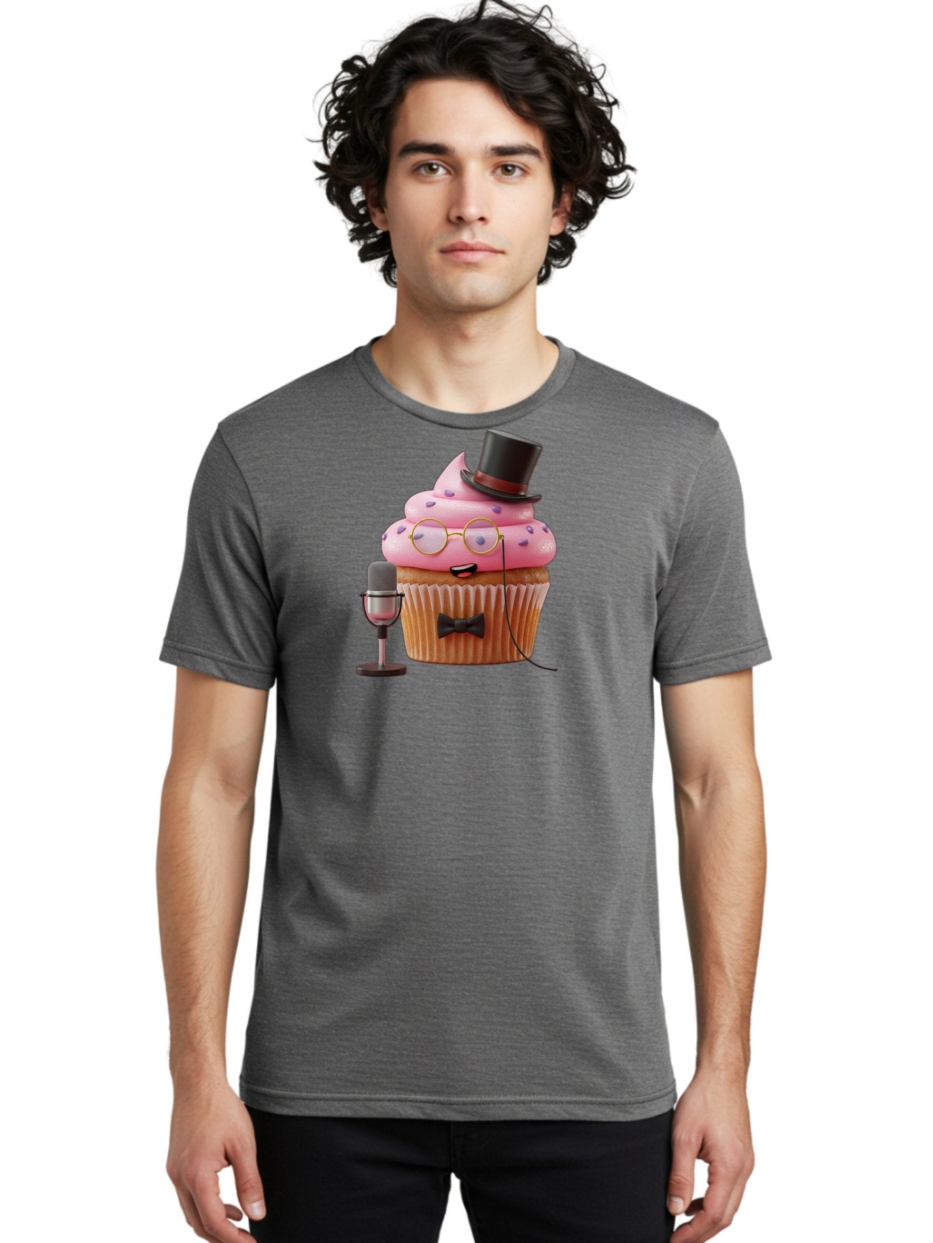 Cupcake-Dj-6 Men'S Graphic Tee, 100% Cotton, Comfortable Casual Summer Wear, Machine Washable, Vintage Camera, Old Camera, Antique Camera, Black Camera, Classic Photography, Photography Equipment, Nostalgic Device, Film Camera, Camera Art Bah856 23