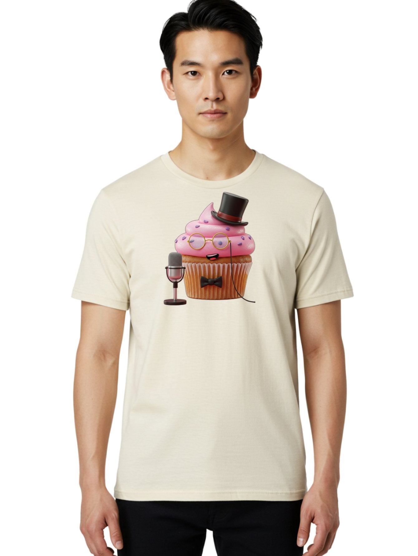 Cupcake-Dj-6 Men'S Graphic Tee, 100% Cotton, Comfortable Casual Summer Wear, Machine Washable, Vintage Camera, Old Camera, Antique Camera, Black Camera, Classic Photography, Photography Equipment, Nostalgic Device, Film Camera, Camera Art Bah856 26