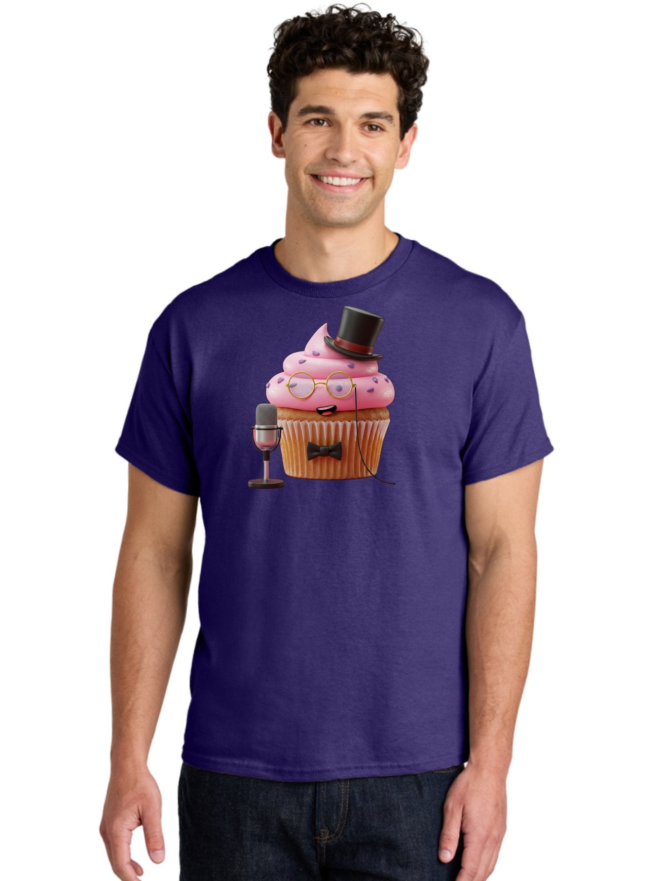 Cupcake-Dj-6 Men'S Graphic Tee, 100% Cotton, Comfortable Casual Summer Wear, Machine Washable, Vintage Camera, Old Camera, Antique Camera, Black Camera, Classic Photography, Photography Equipment, Nostalgic Device, Film Camera, Camera Art Bah856 24