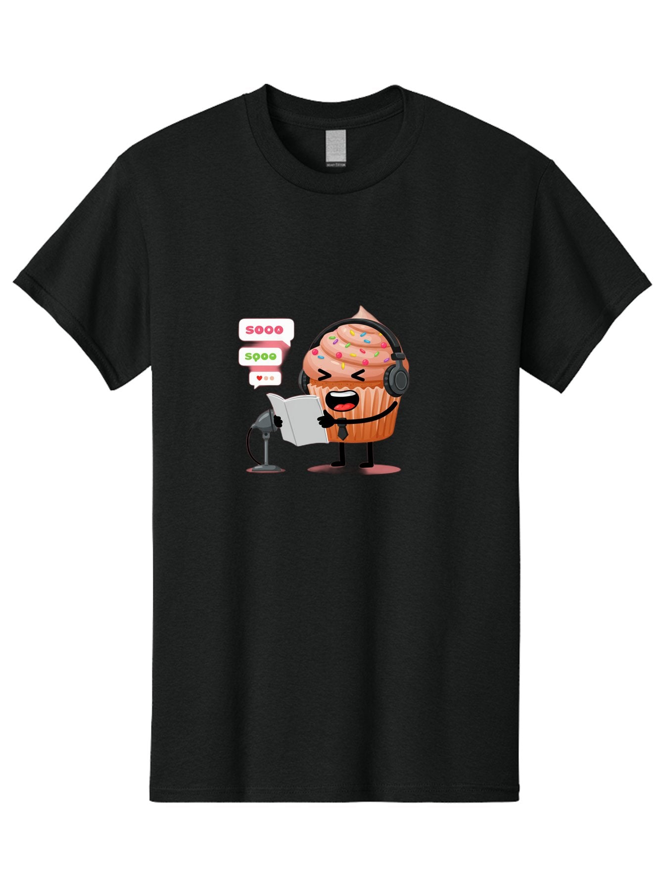Cupcake-Podcaster Men'S Graphic Tee, 100% Cotton, Comfortable Casual Summer Wear, Machine Washable, Vintage Camera, Old Camera, Antique Camera, Black Camera, Classic Photography, Photography Equipment, Nostalgic Device, Film Camera, Camera Art Bah863 9