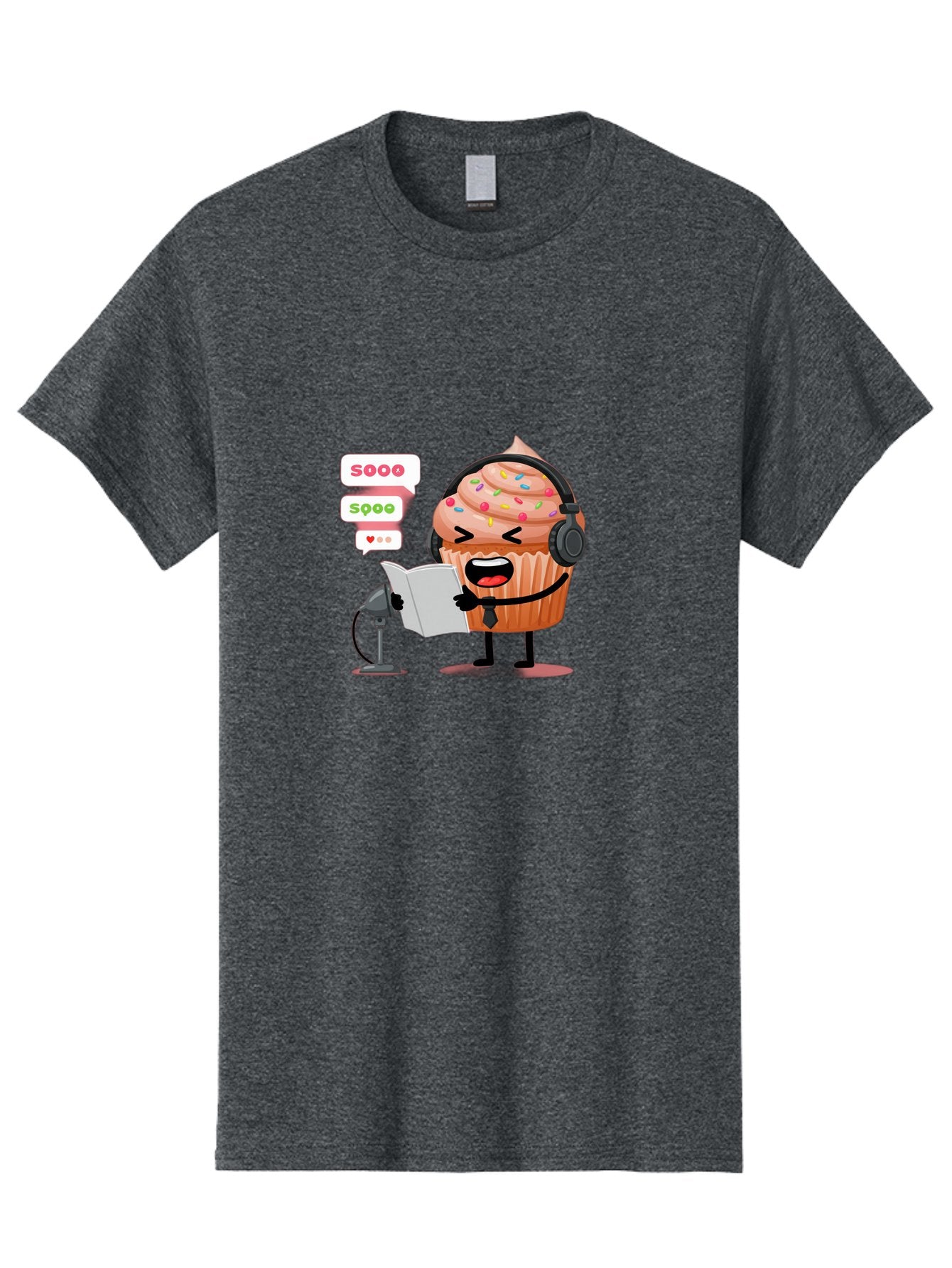 Cupcake-Podcaster Men'S Graphic Tee, 100% Cotton, Comfortable Casual Summer Wear, Machine Washable, Vintage Camera, Old Camera, Antique Camera, Black Camera, Classic Photography, Photography Equipment, Nostalgic Device, Film Camera, Camera Art Bah863 10