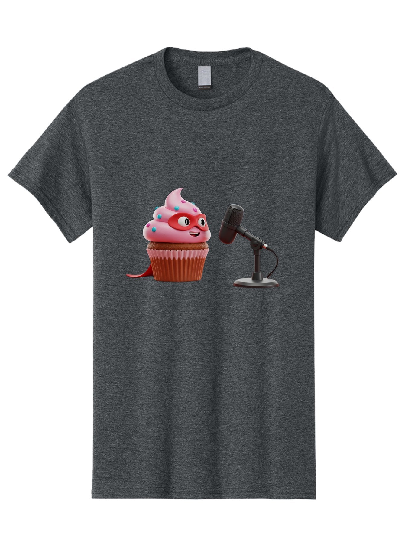 Cupcake-Superhero Men'S Graphic Tee, 100% Cotton, Comfortable Casual Summer Wear, Machine Washable, Vintage Camera, Old Camera, Antique Camera, Black Camera, Classic Photography, Photography Equipment, Nostalgic Device, Film Camera, Camera Art Bah864