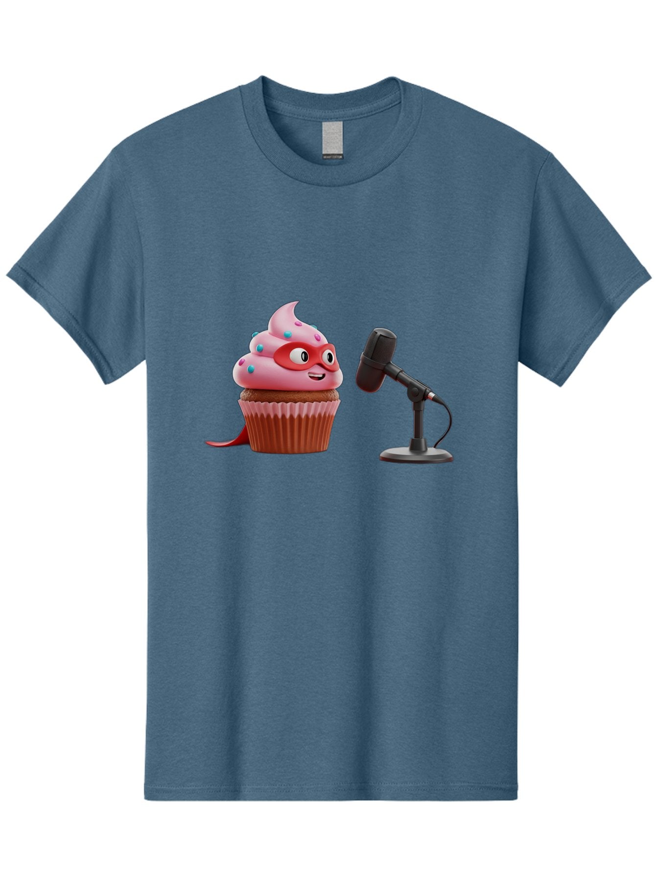 Cupcake-Superhero Men'S Graphic Tee, 100% Cotton, Comfortable Casual Summer Wear, Machine Washable, Vintage Camera, Old Camera, Antique Camera, Black Camera, Classic Photography, Photography Equipment, Nostalgic Device, Film Camera, Camera Art Bah864