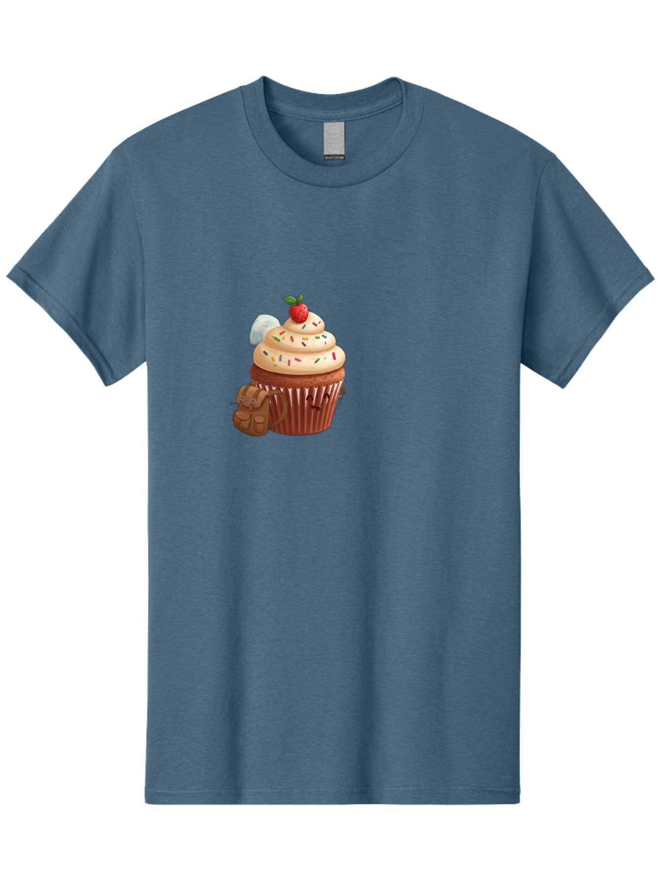 Cupcake-With-Backpack Men'S Graphic Tee, 100% Cotton, Comfortable Casual Summer Wear, Machine Washable, Vintage Camera, Old Camera, Antique Camera, Black Camera, Classic Photography, Photography Equipment, Nostalgic Device, Film Camera, Bah866 10