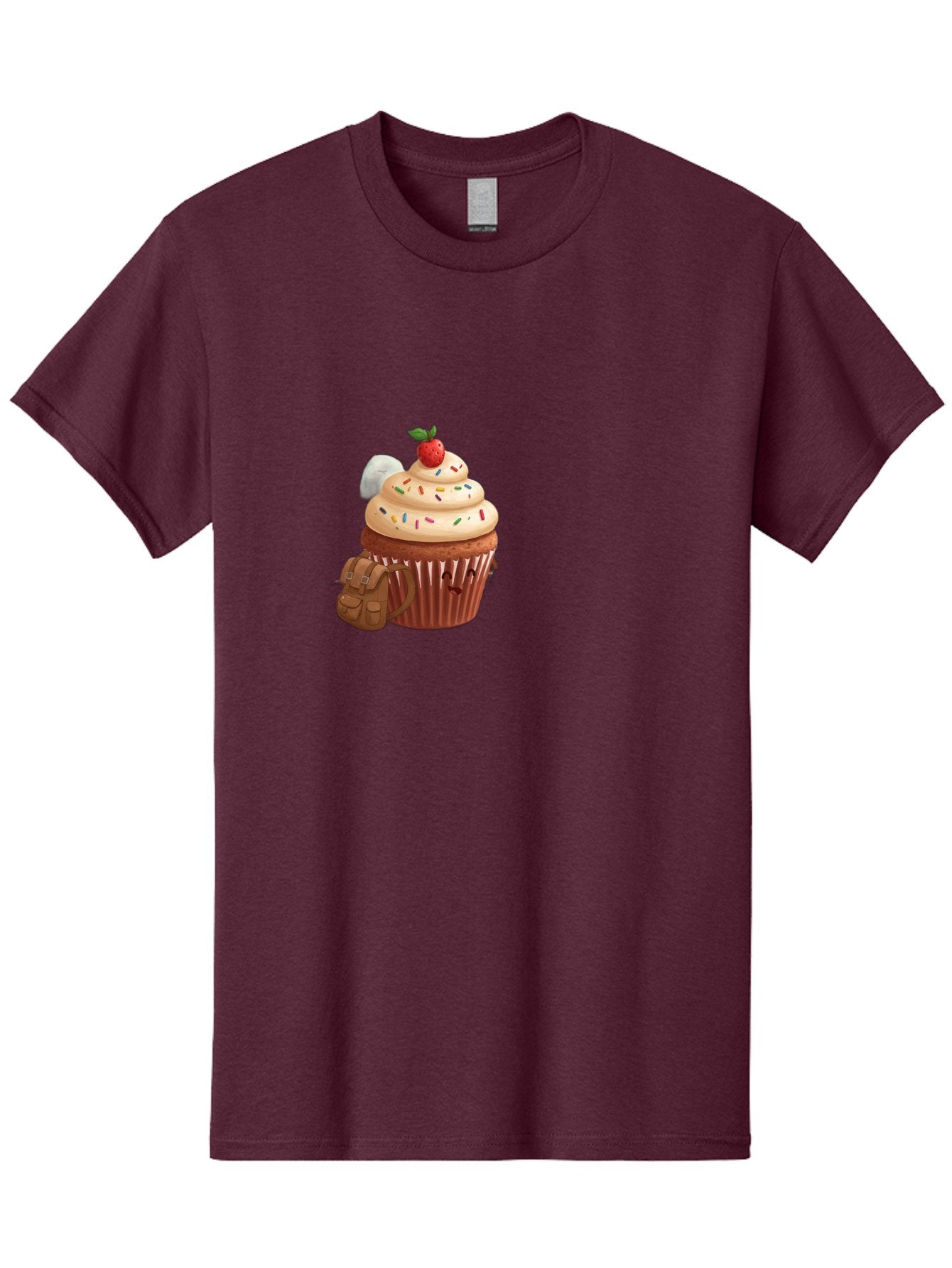 Cupcake-With-Backpack Men'S Graphic Tee, 100% Cotton, Comfortable Casual Summer Wear, Machine Washable, Vintage Camera, Old Camera, Antique Camera, Black Camera, Classic Photography, Photography Equipment, Nostalgic Device, Film Camera, Bah866 8
