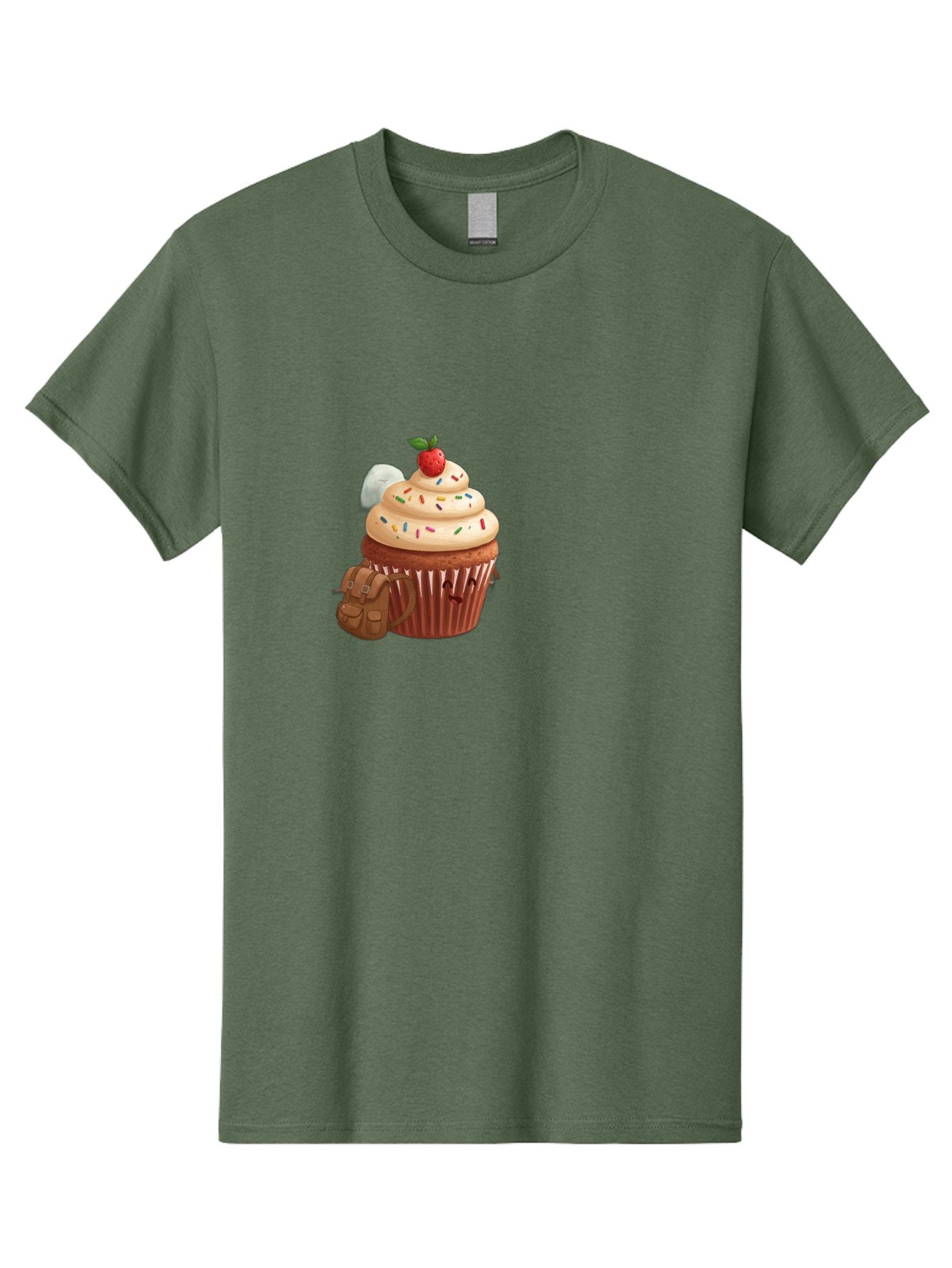 Cupcake-With-Backpack Men'S Graphic Tee, 100% Cotton, Comfortable Casual Summer Wear, Machine Washable, Vintage Camera, Old Camera, Antique Camera, Black Camera, Classic Photography, Photography Equipment, Nostalgic Device, Film Camera, Bah866 14