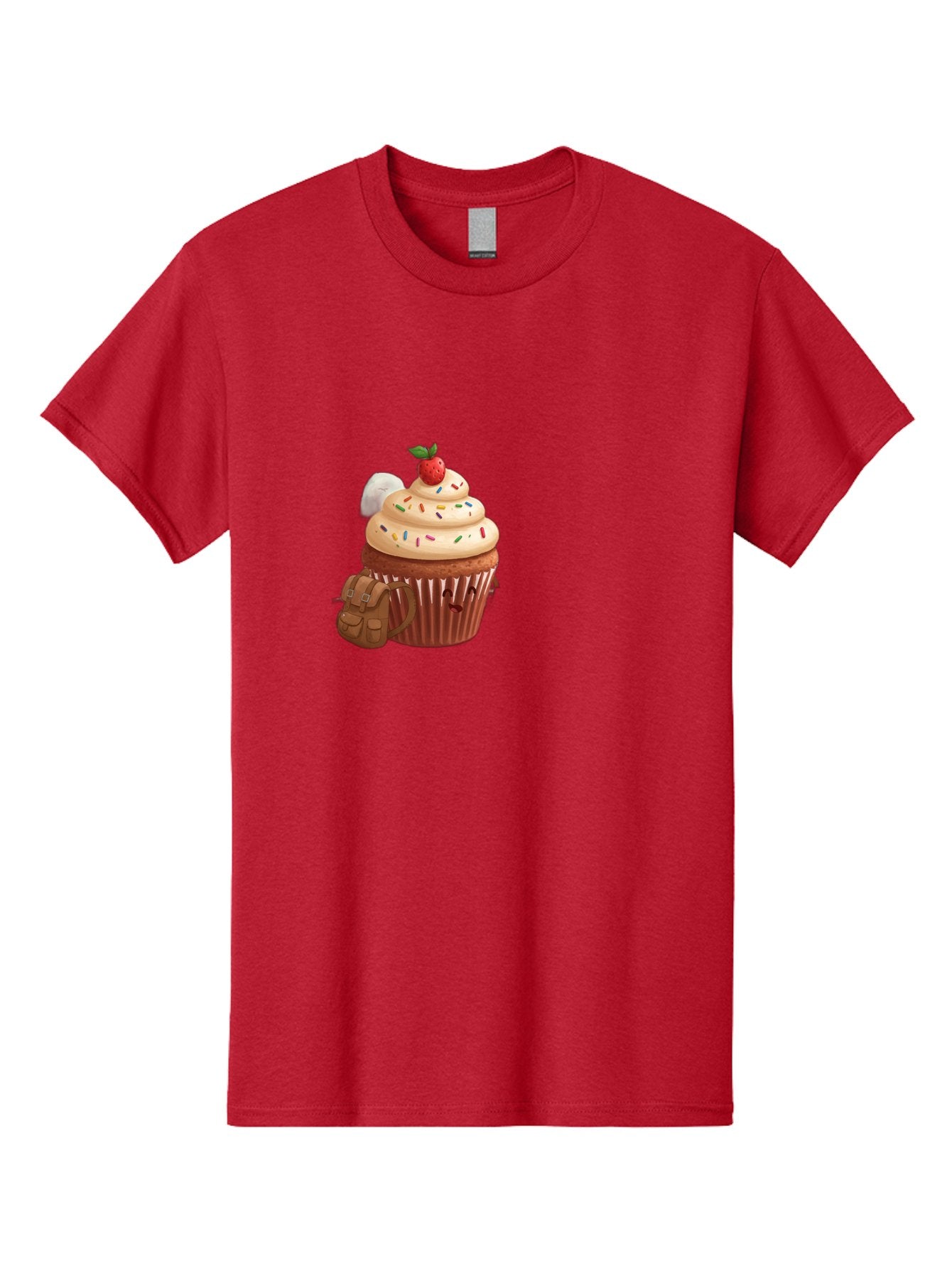 Cupcake-With-Backpack Men'S Graphic Tee, 100% Cotton, Comfortable Casual Summer Wear, Machine Washable, Vintage Camera, Old Camera, Antique Camera, Black Camera, Classic Photography, Photography Equipment, Nostalgic Device, Film Camera, Bah866 12