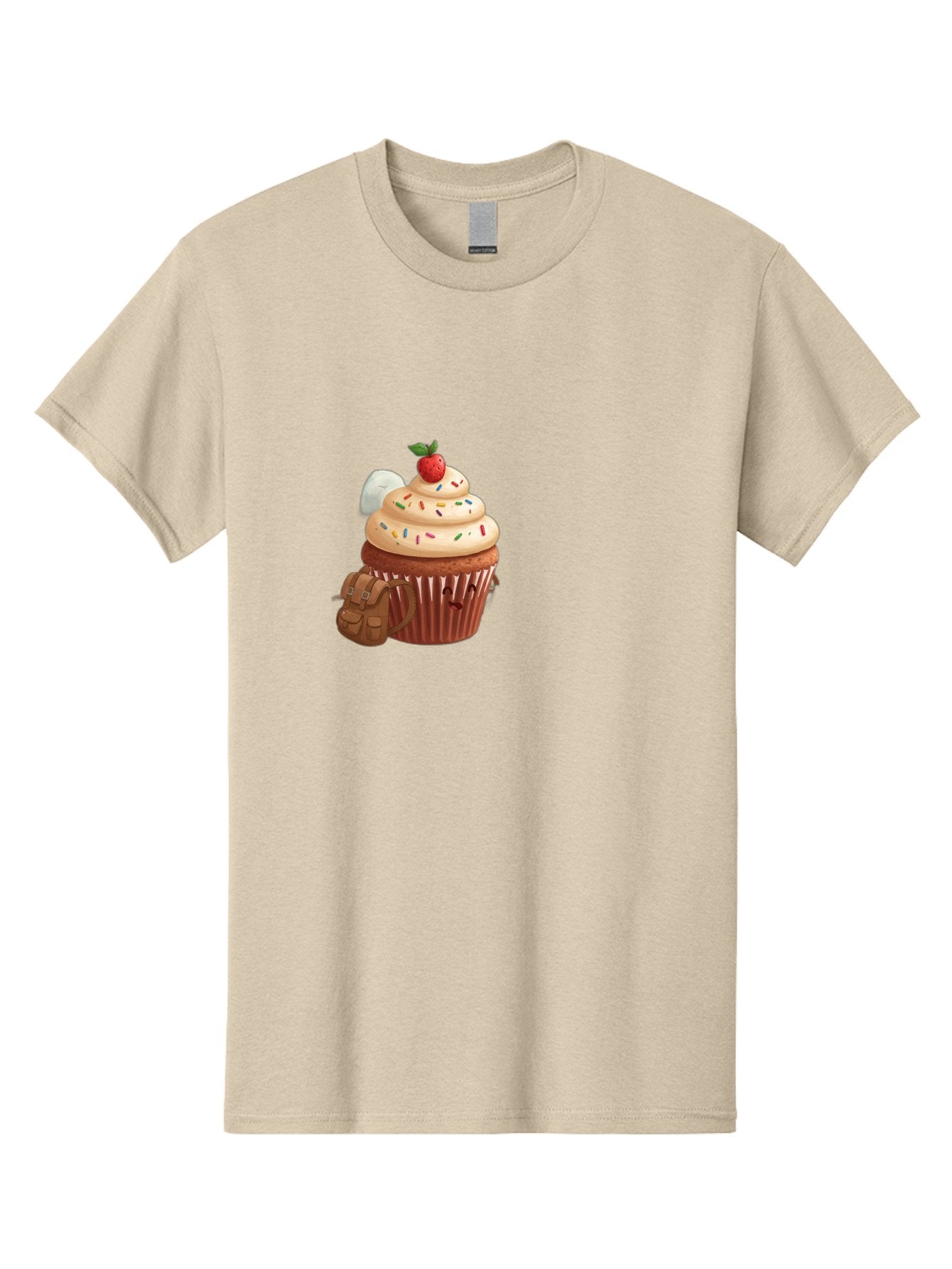 Cupcake-With-Backpack Men'S Graphic Tee, 100% Cotton, Comfortable Casual Summer Wear, Machine Washable, Vintage Camera, Old Camera, Antique Camera, Black Camera, Classic Photography, Photography Equipment, Nostalgic Device, Film Camera, Bah866 11