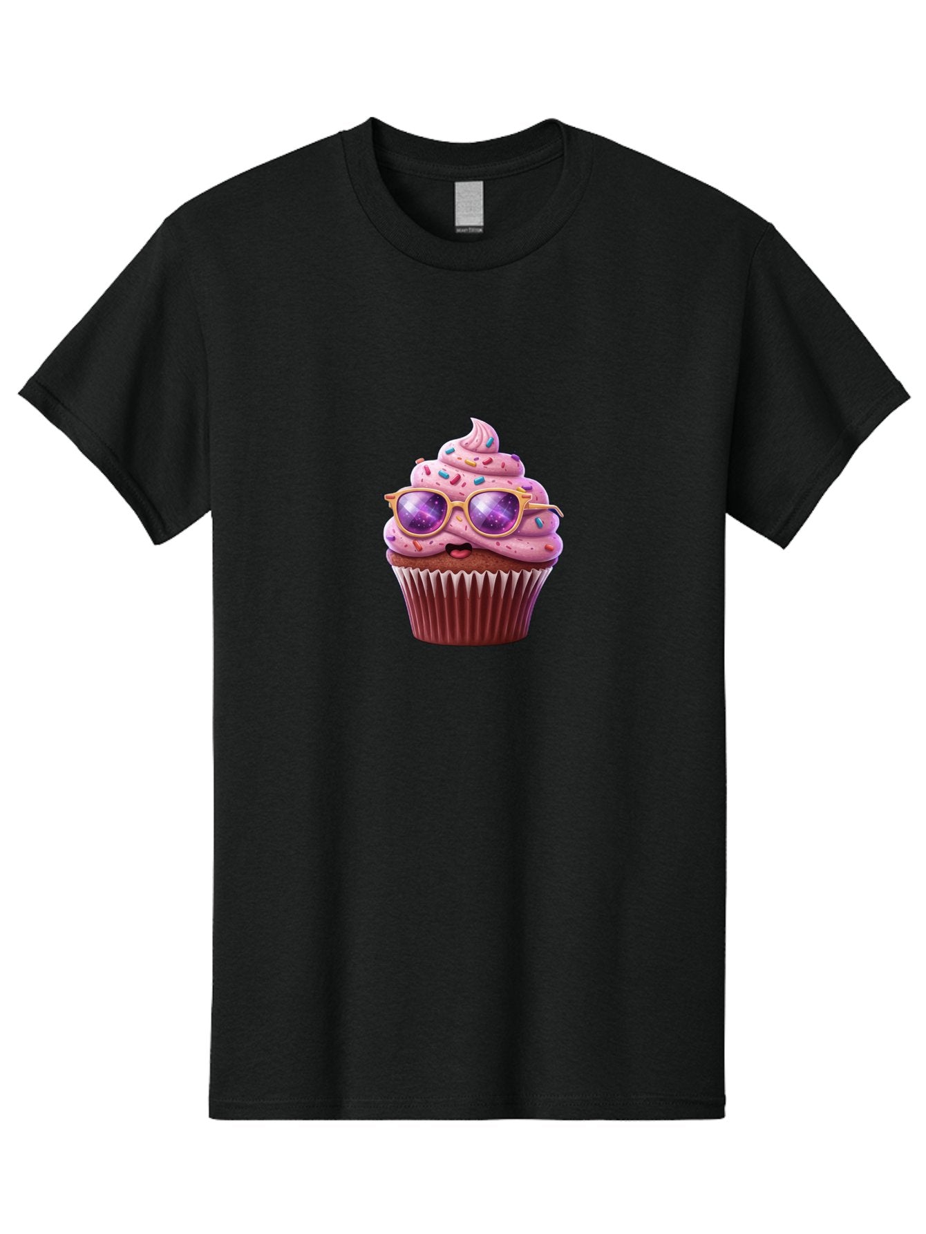 Cupcake-With-Sunglasses-1 Men'S Graphic Tee, 100% Cotton, Comfortable Casual Summer Wear, Machine Washable, Vintage Camera, Old Camera, Antique Camera, Black Camera, Classic Photography, Photography Equipment, Nostalgic Device, Film Camera, Bah872 11