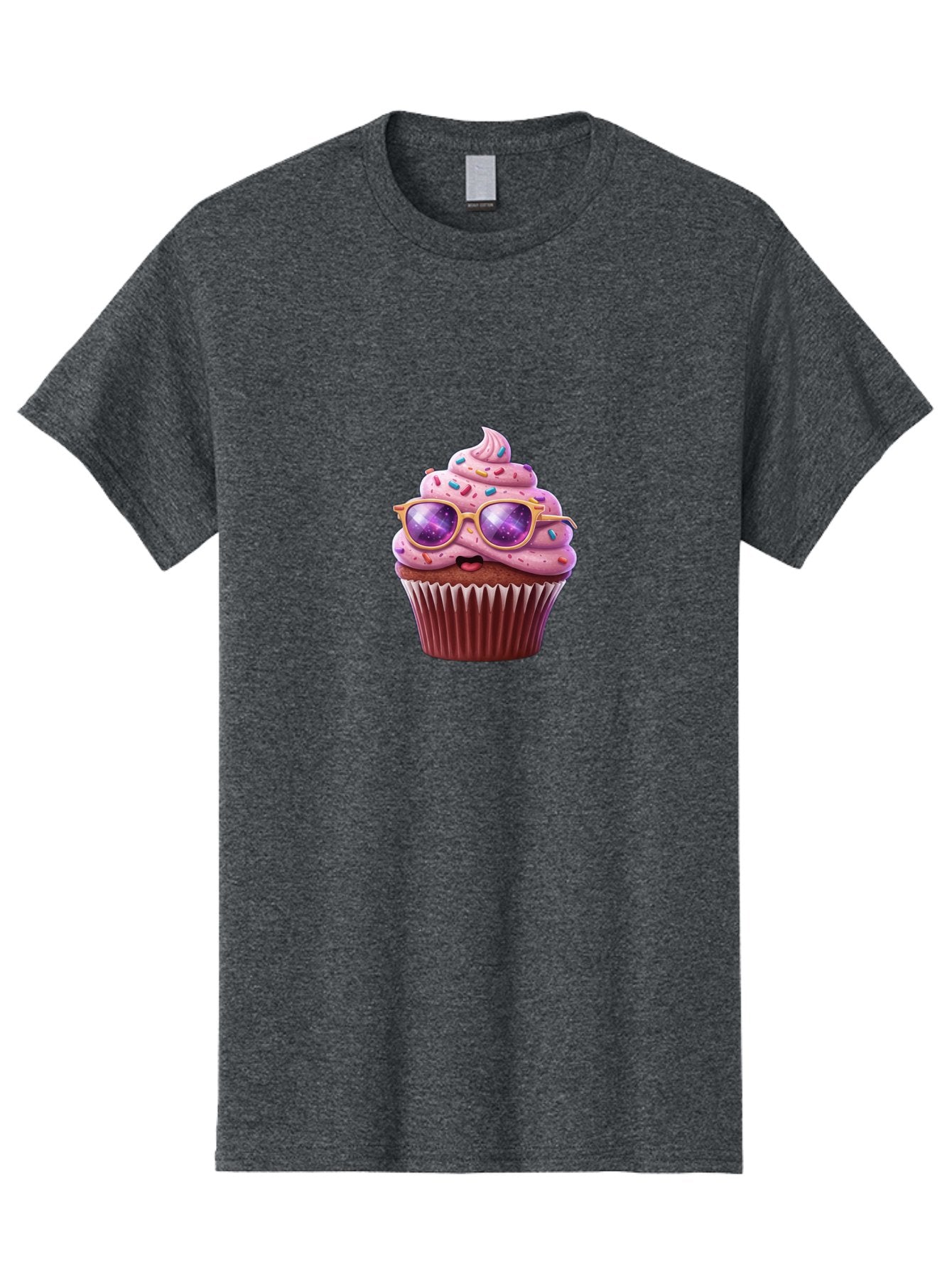 Cupcake-With-Sunglasses-1 Men'S Graphic Tee, 100% Cotton, Comfortable Casual Summer Wear, Machine Washable, Vintage Camera, Old Camera, Antique Camera, Black Camera, Classic Photography, Photography Equipment, Nostalgic Device, Film Camera, Bah872 10