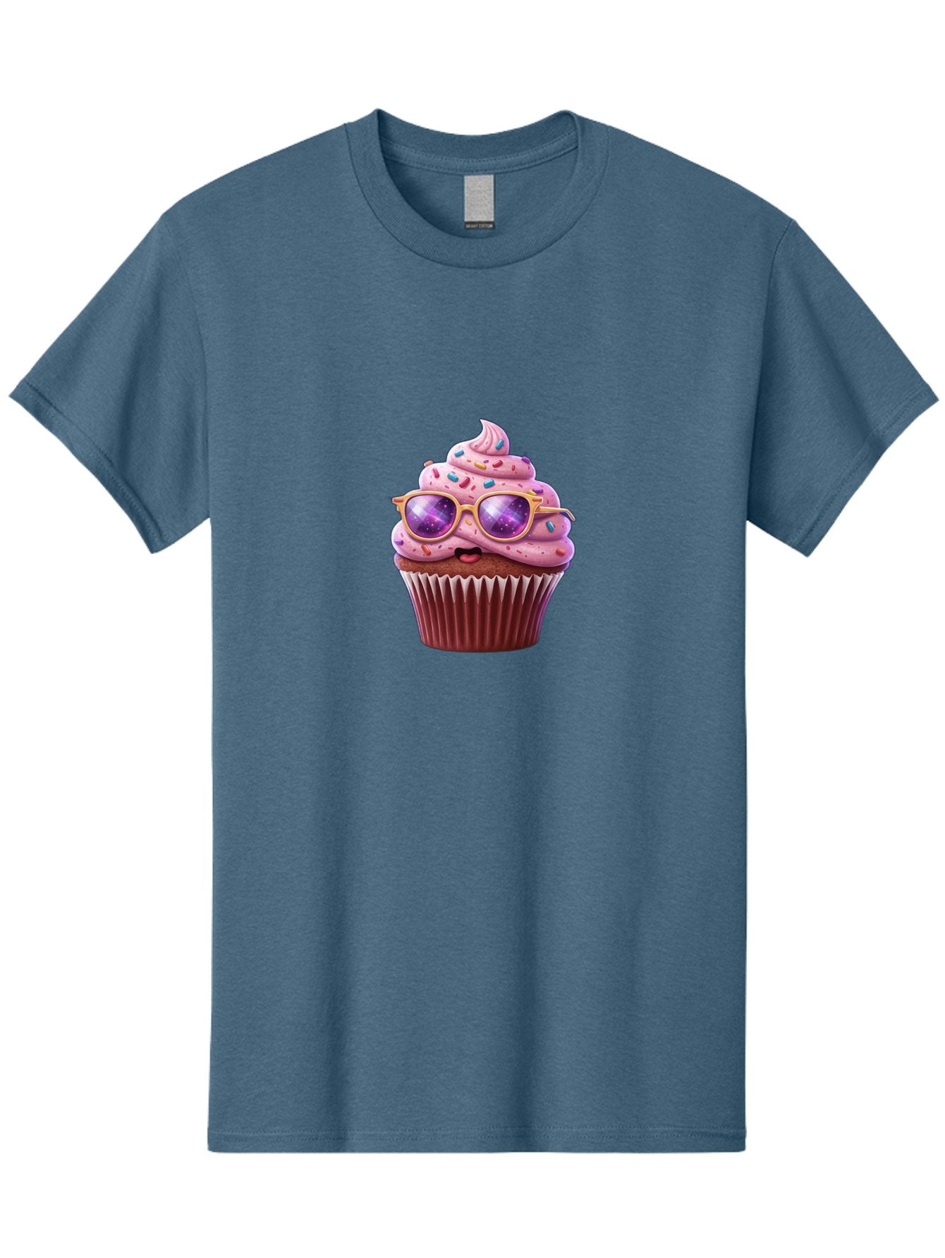 Cupcake-With-Sunglasses-1 Men'S Graphic Tee, 100% Cotton, Comfortable Casual Summer Wear, Machine Washable, Vintage Camera, Old Camera, Antique Camera, Black Camera, Classic Photography, Photography Equipment, Nostalgic Device, Film Camera, Bah872 8