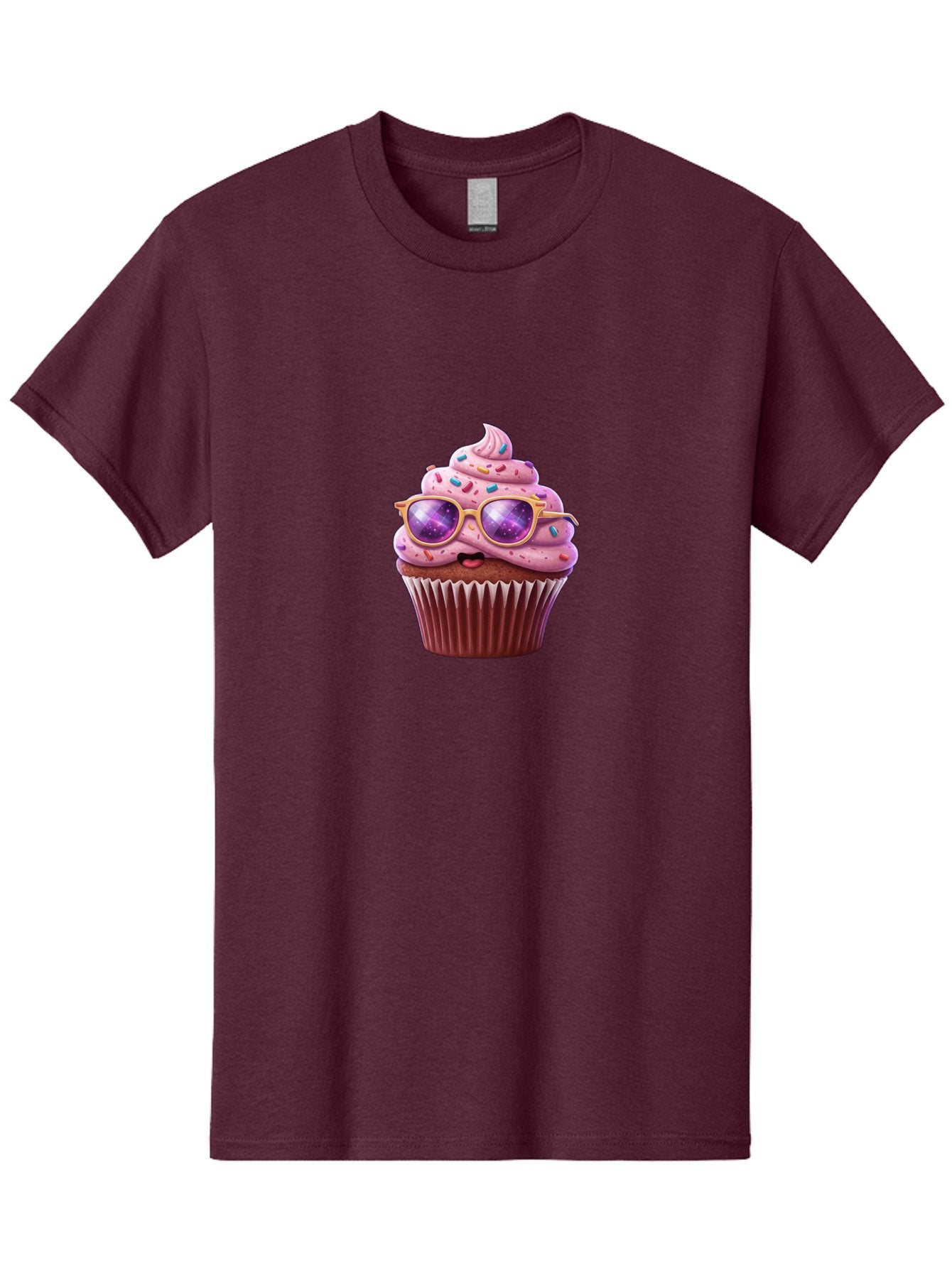 Cupcake-With-Sunglasses-1 Men'S Graphic Tee, 100% Cotton, Comfortable Casual Summer Wear, Machine Washable, Vintage Camera, Old Camera, Antique Camera, Black Camera, Classic Photography, Photography Equipment, Nostalgic Device, Film Camera, Bah872 9