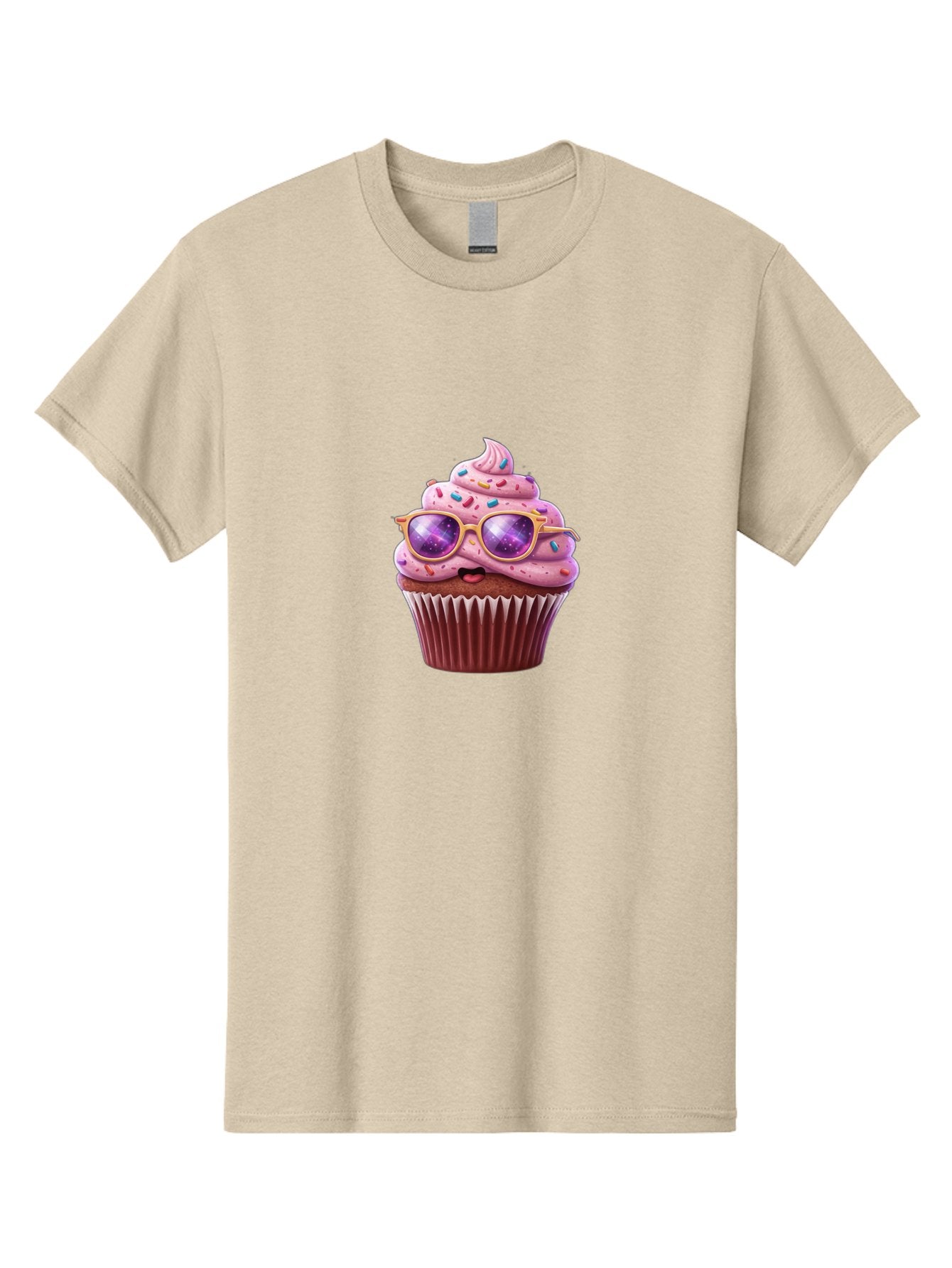 Cupcake-With-Sunglasses-1 Men'S Graphic Tee, 100% Cotton, Comfortable Casual Summer Wear, Machine Washable, Vintage Camera, Old Camera, Antique Camera, Black Camera, Classic Photography, Photography Equipment, Nostalgic Device, Film Camera, Bah872 5