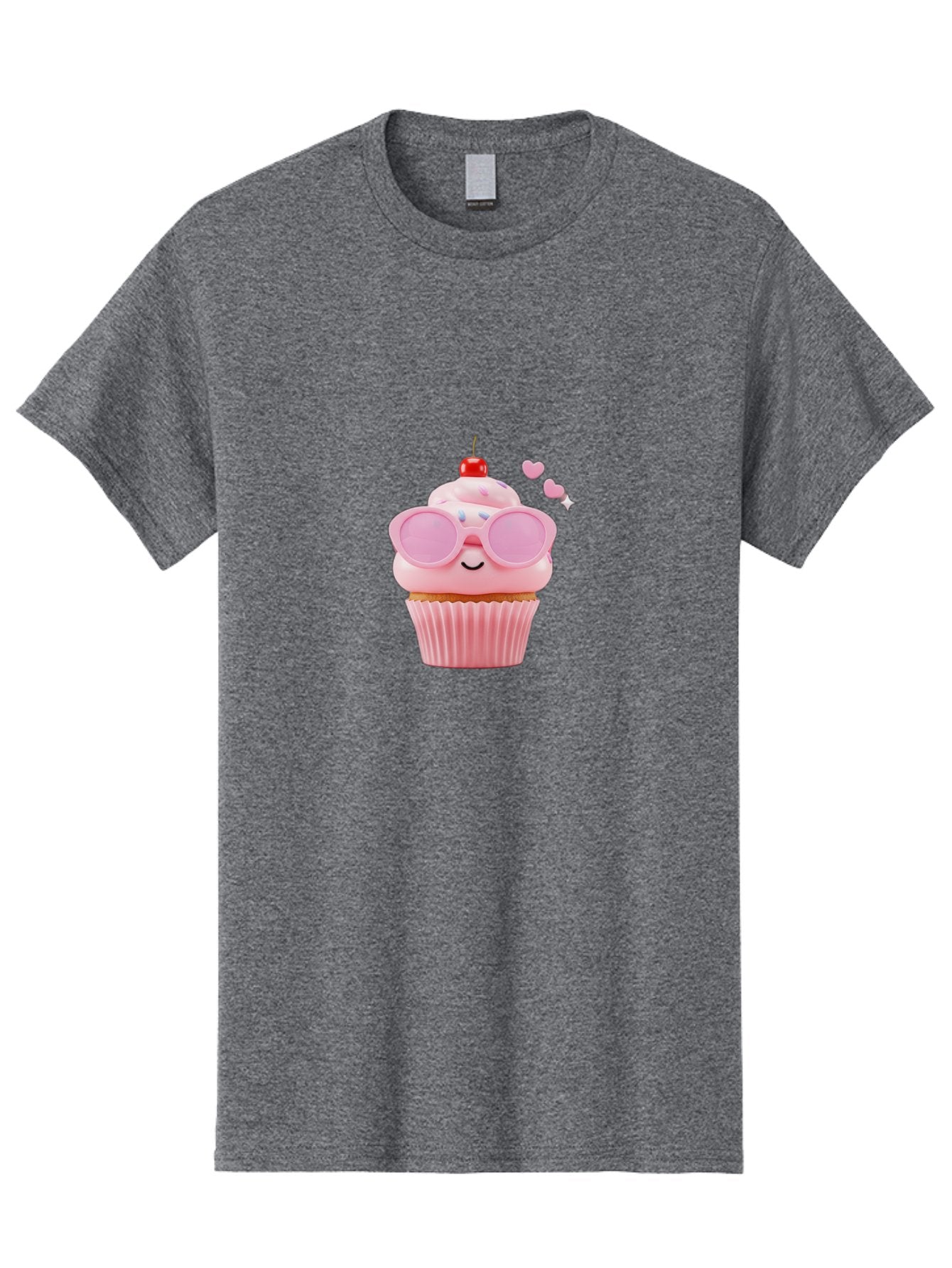 Cupcake-With-Sunglasses-2 Men'S Graphic Tee, 100% Cotton, Comfortable Casual Summer Wear, Machine Washable, Vintage Camera, Old Camera, Antique Camera, Black Camera, Classic Photography, Photography Equipment, Nostalgic Device, Film Camera, Bah873 7