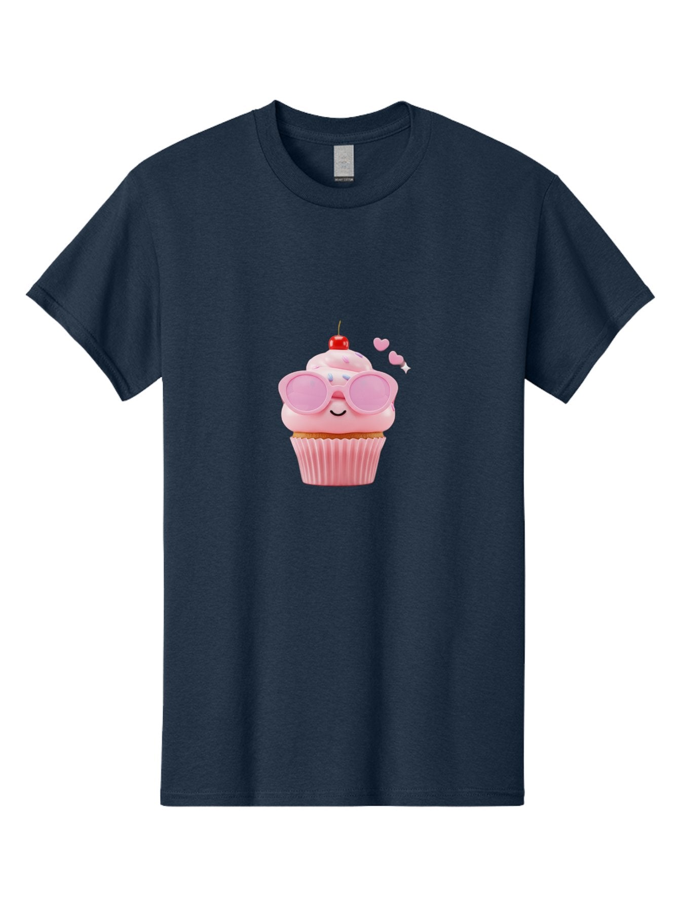 Cupcake-With-Sunglasses-2 Men'S Graphic Tee, 100% Cotton, Comfortable Casual Summer Wear, Machine Washable, Vintage Camera, Old Camera, Antique Camera, Black Camera, Classic Photography, Photography Equipment, Nostalgic Device, Film Camera, Bah873 11