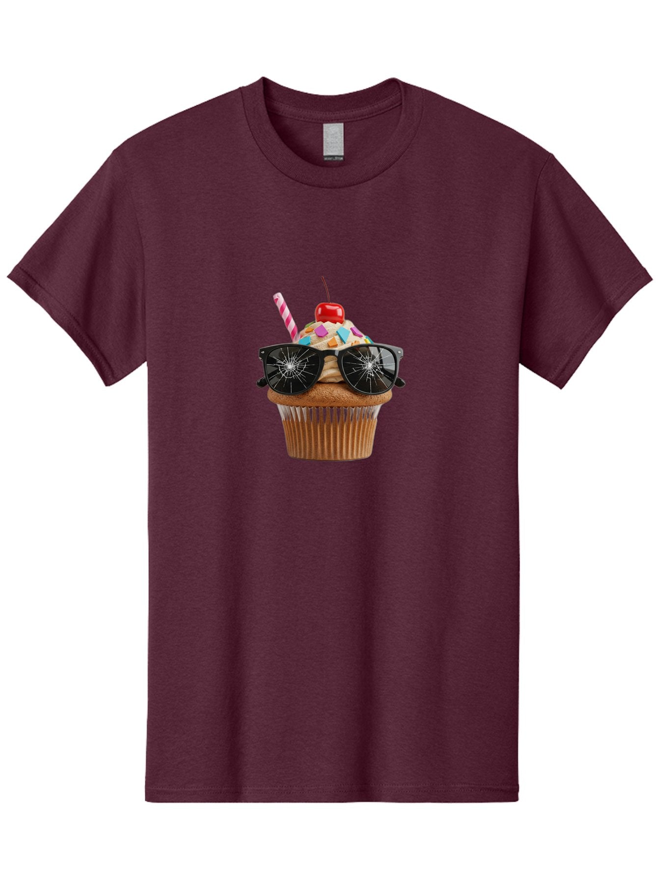 Cupcake-With-Sunglasses-4 Men'S Graphic Tee, 100% Cotton, Comfortable Casual Summer Wear, Machine Washable, Vintage Camera, Old Camera, Antique Camera, Black Camera, Classic Photography, Photography Equipment, Nostalgic Device, Film Camera, Bah875 12