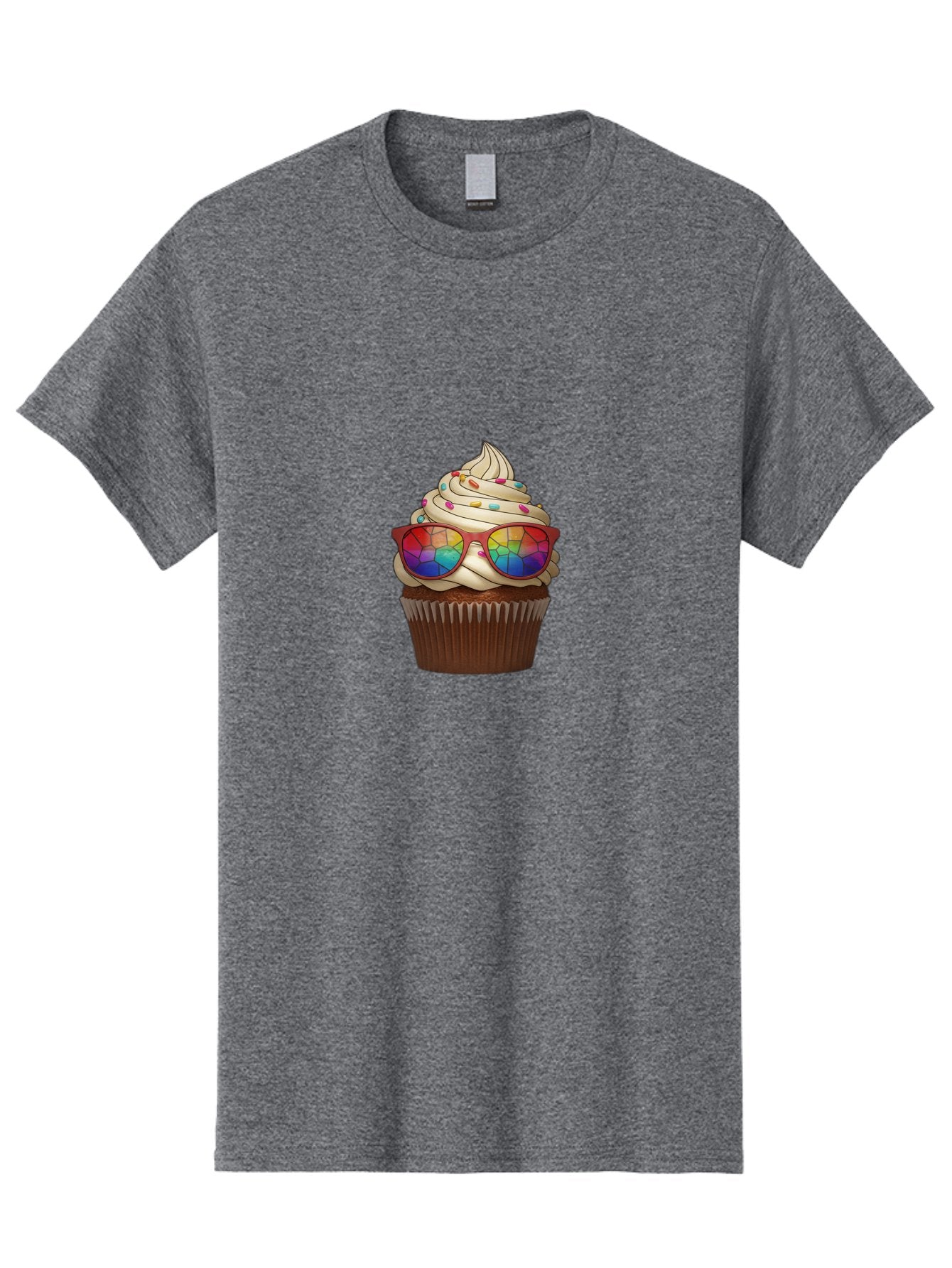 Cupcake-With-Sunglasses-5 Men'S Graphic Tee, 100% Cotton, Comfortable Casual Summer Wear, Machine Washable, Vintage Camera, Old Camera, Antique Camera, Black Camera, Classic Photography, Photography Equipment, Nostalgic Device, Film Camera, Bah876 13