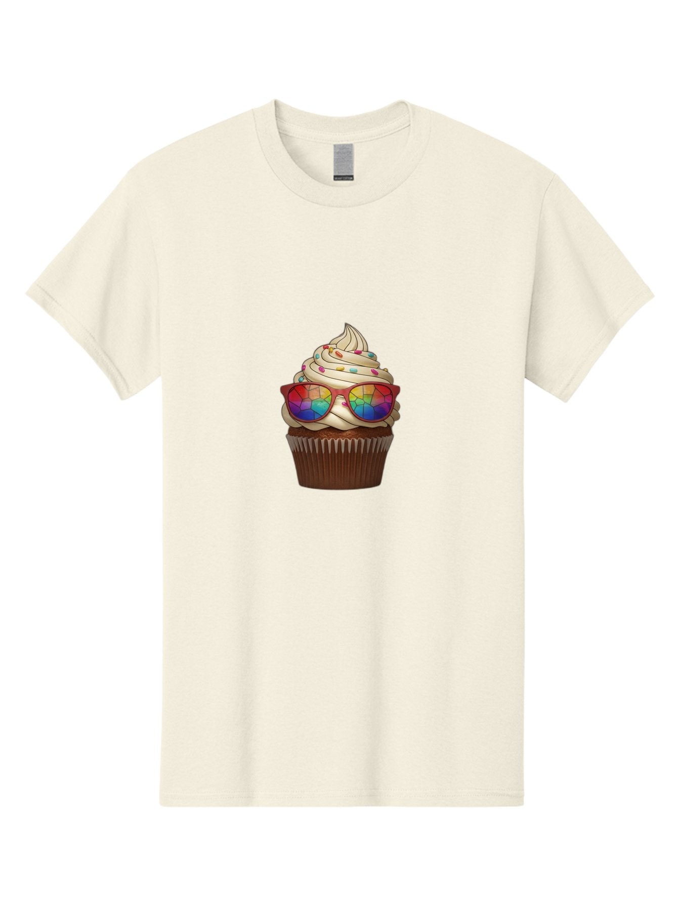 Cupcake-With-Sunglasses-5 Men'S Graphic Tee, 100% Cotton, Comfortable Casual Summer Wear, Machine Washable, Vintage Camera, Old Camera, Antique Camera, Black Camera, Classic Photography, Photography Equipment, Nostalgic Device, Film Camera, Bah876